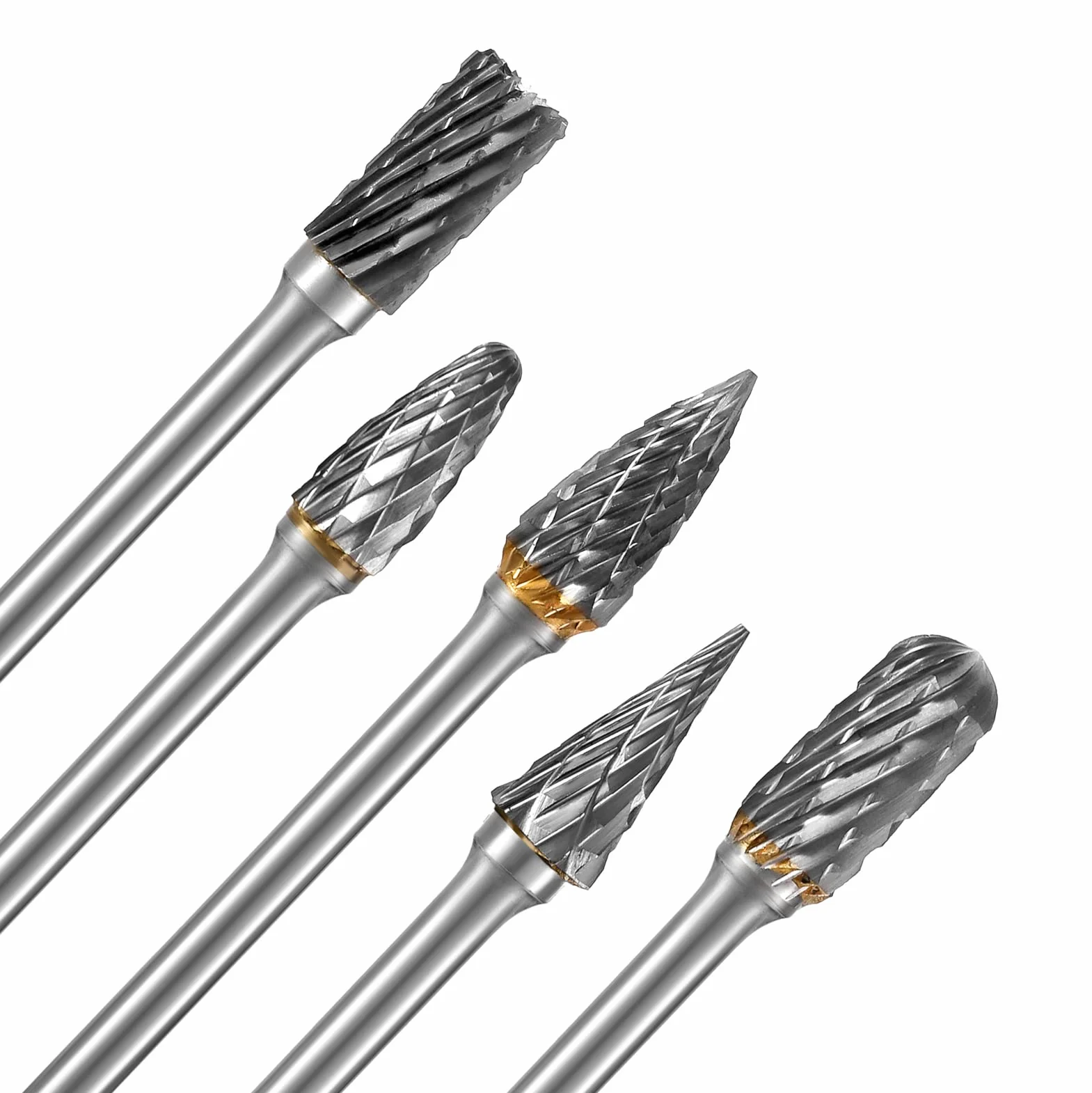 HPMAISON Lot de 10 Fraises Rotatives, Avec Tige de 3 mm et Longueur de Tête de 6 mm pour le Bricolage, le Travail du Bois, la Gravure, la Sculpture du Métal, le Perçage, le Polissage