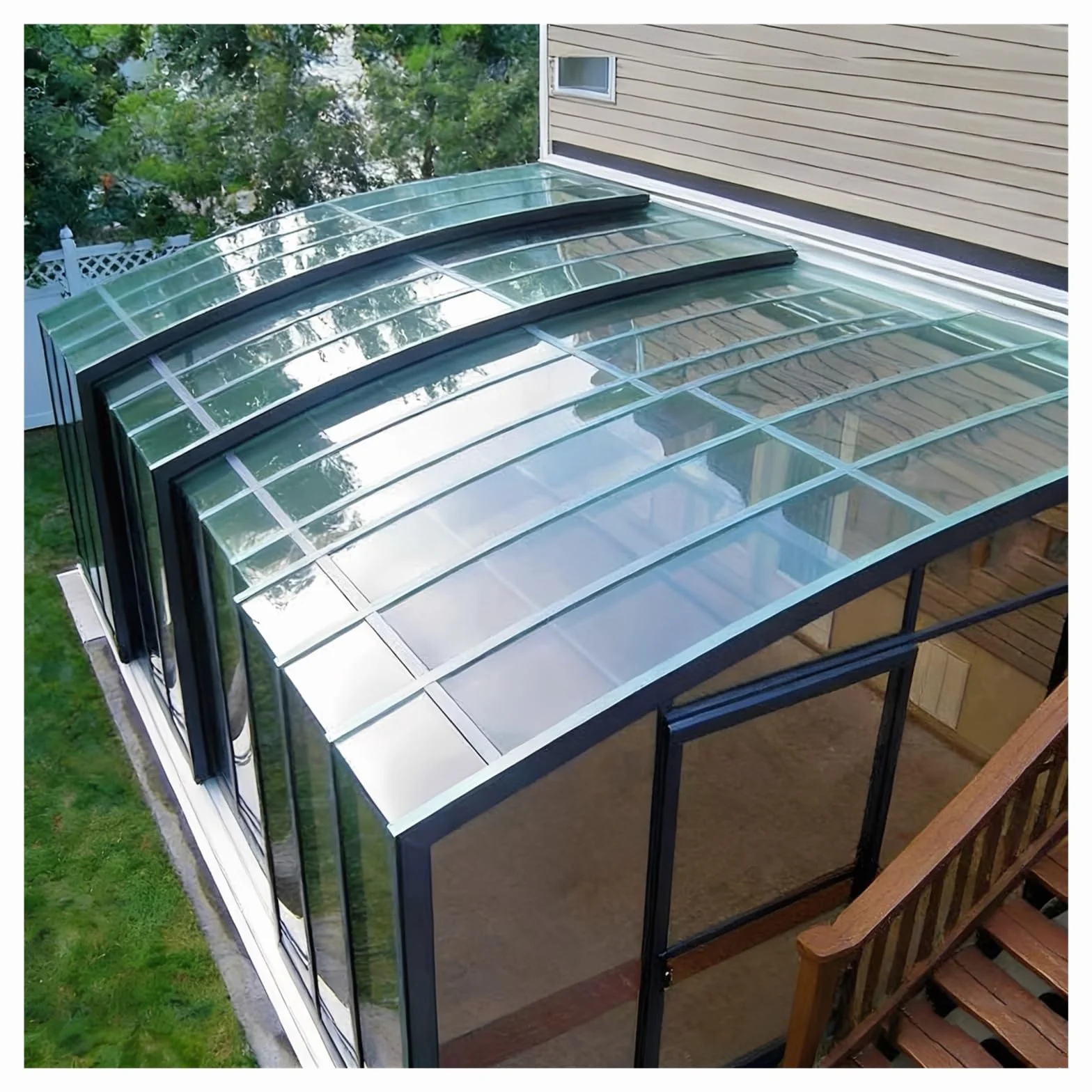 Plaque de Toit de Serre Polycarbonate 1x4m Tôles Toiture Isolantes Résistantes Vitrages Extérieurs