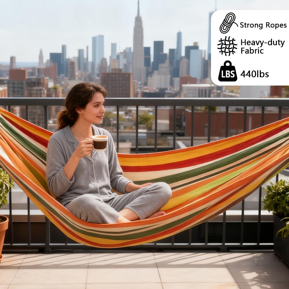 Portable Brazilian Cotton Hammock