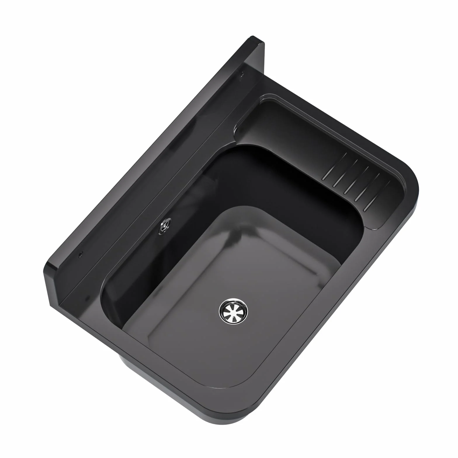 Évier de lavabo extérieur noir jardin garage