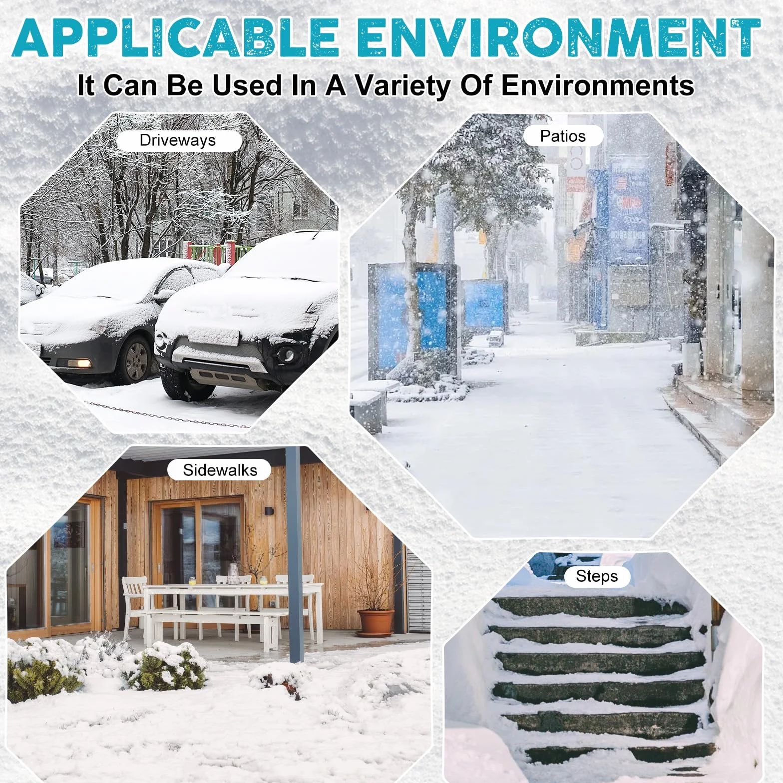 Fraise à Neige sans Fil 800W 28cm 2x3000mAh Moteur sans Balais