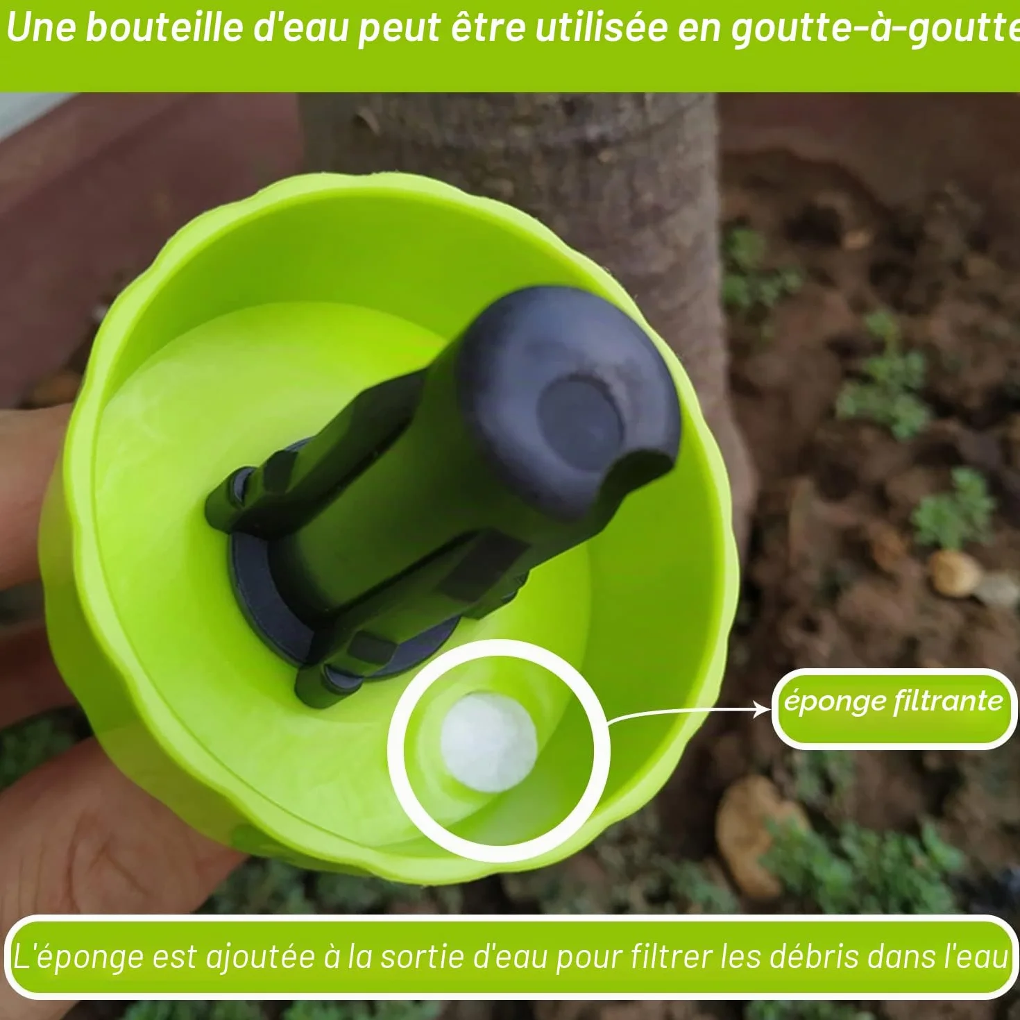 Kit Irrigation Goutte à Goutte Automatique Arrosage Plantes avec Vannes de Régulation