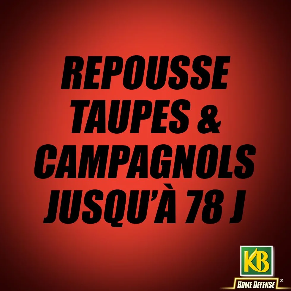 Répulsif Anti-Taupes et Campagnols Granulés 150 g Action Longue Durée