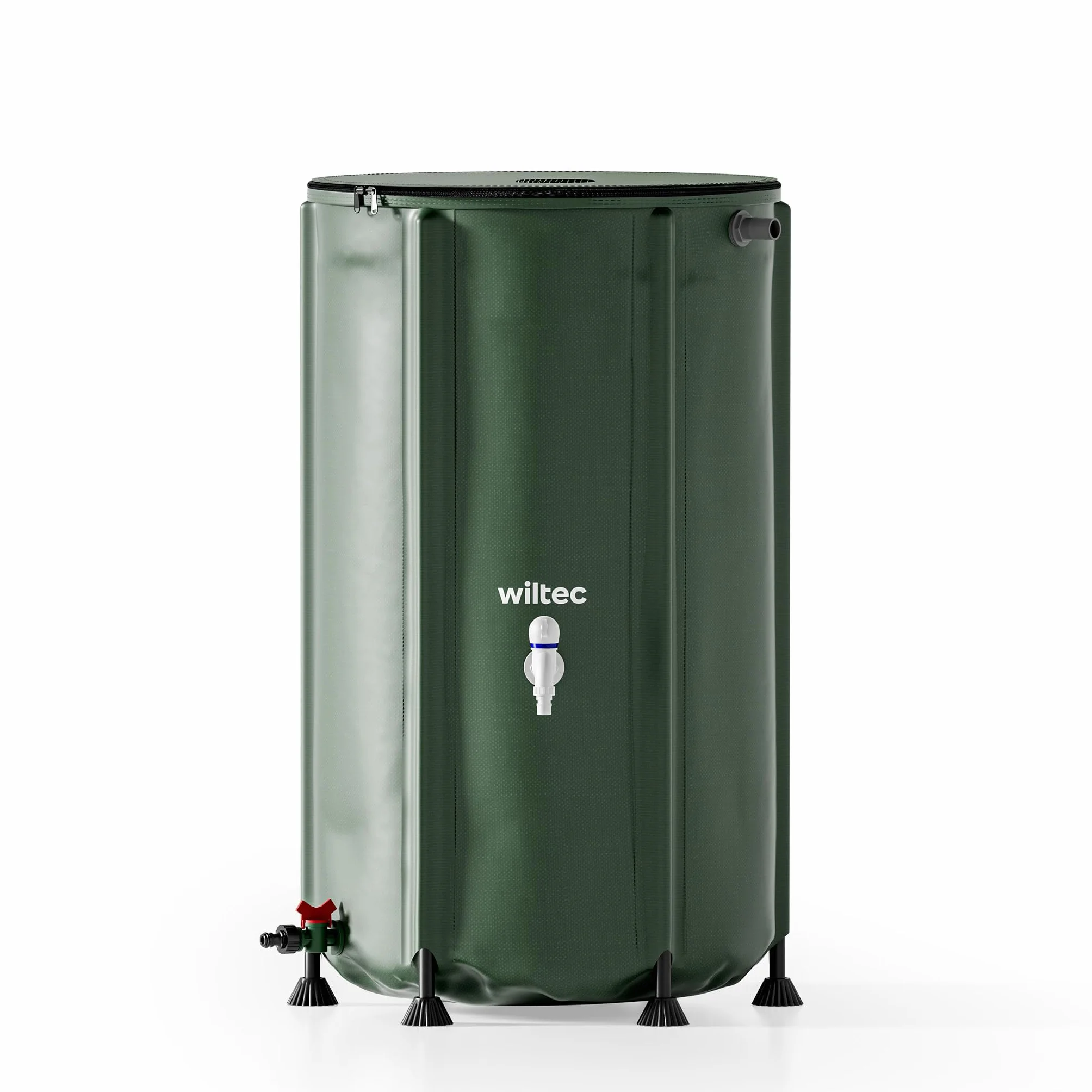 Wiltec Récupérateur Eau de Pluie Pliable 250 litres Citerne Souple PVC Jardin