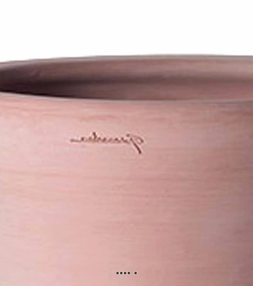 Petit cuvier Haut Contemporain en Terre Cuite H 20 D 21 cm