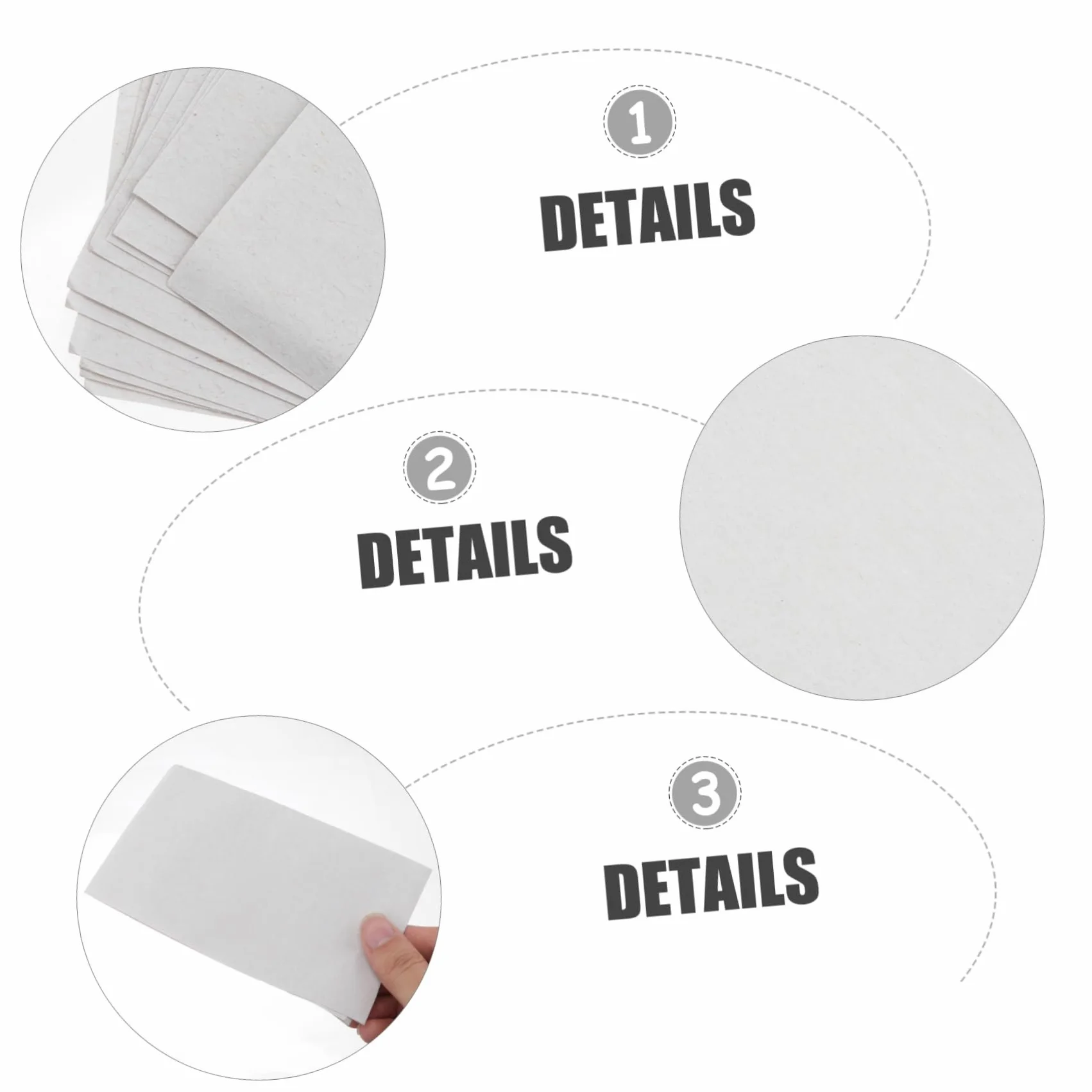 Papier De Germination 150 Feuilles Absorbantes pour Cultures sans Sol De Légumes