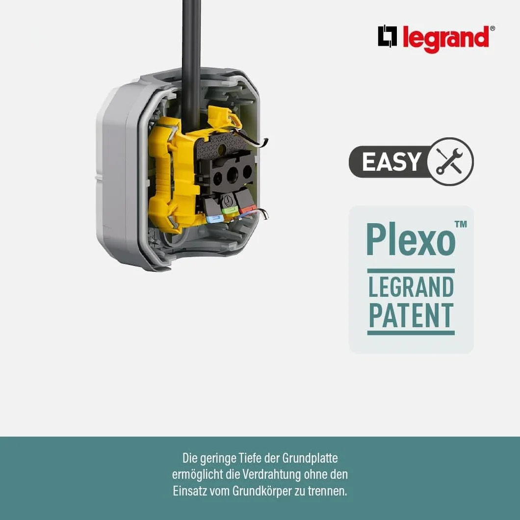 Legrand 069849L PL-COMP E/S PULS PERS 10A BL Baumarkt, gris