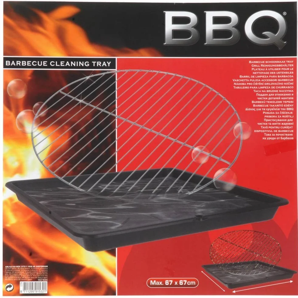 Grill Nettoyage Tub Plastique 67 x 67 cm