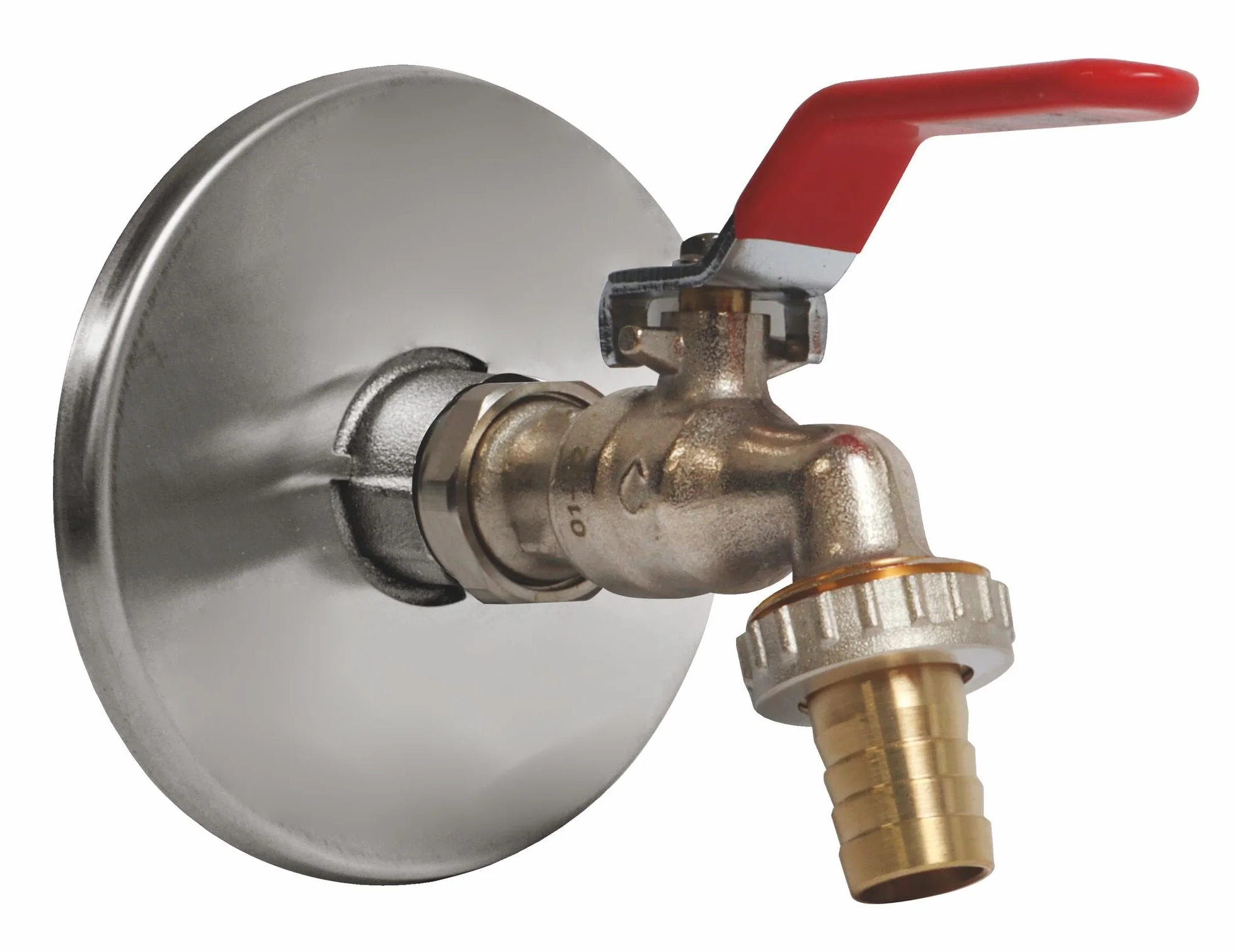 SOMATHERM Kit Robinet d'arrosage orientable Laiton chromé entrée 15/21