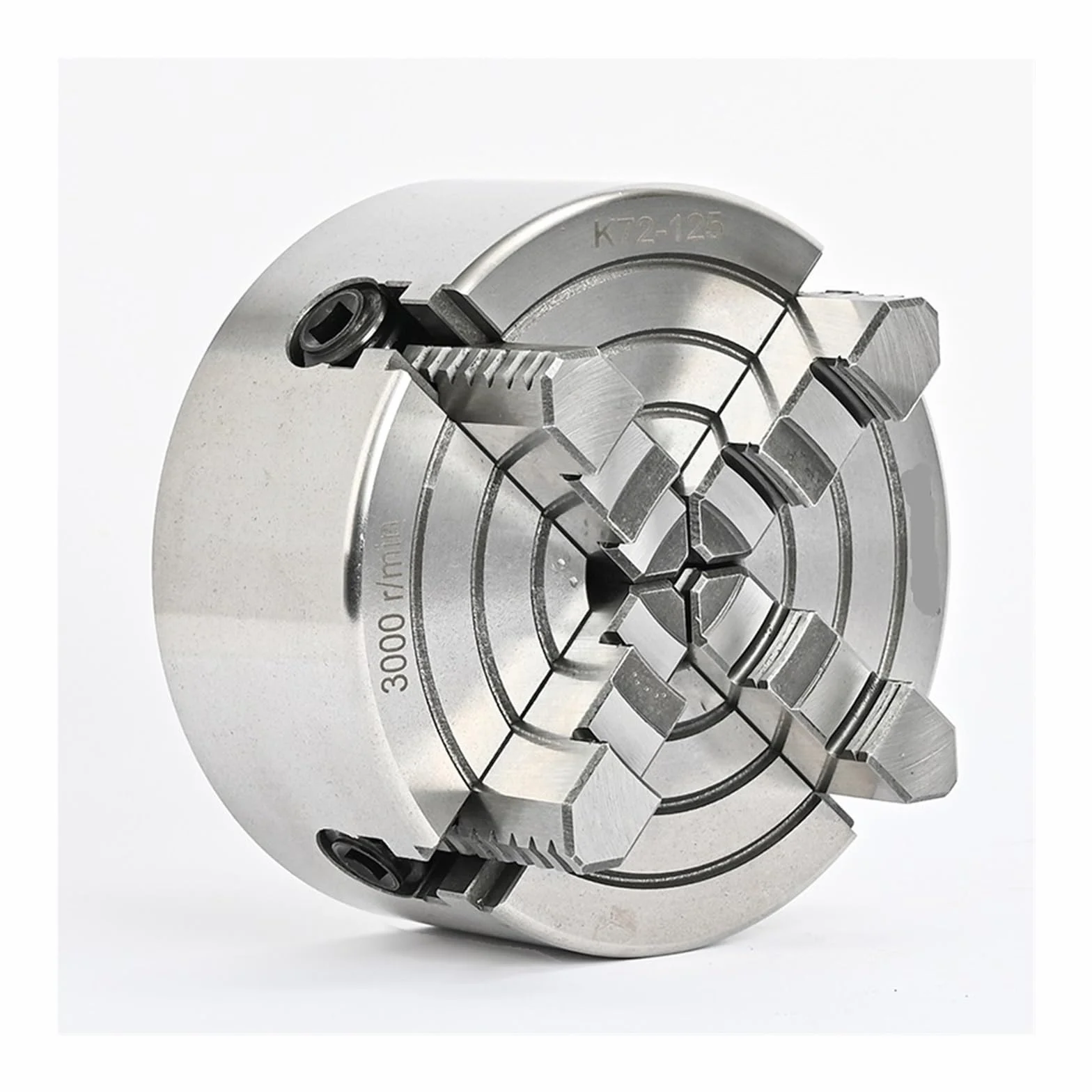 mandrin de Tour Mandrin de Tour 125 mm Mandrin indépendant à 4 Mors K72-125 avec Installation à 3 Trous à l'arrière
