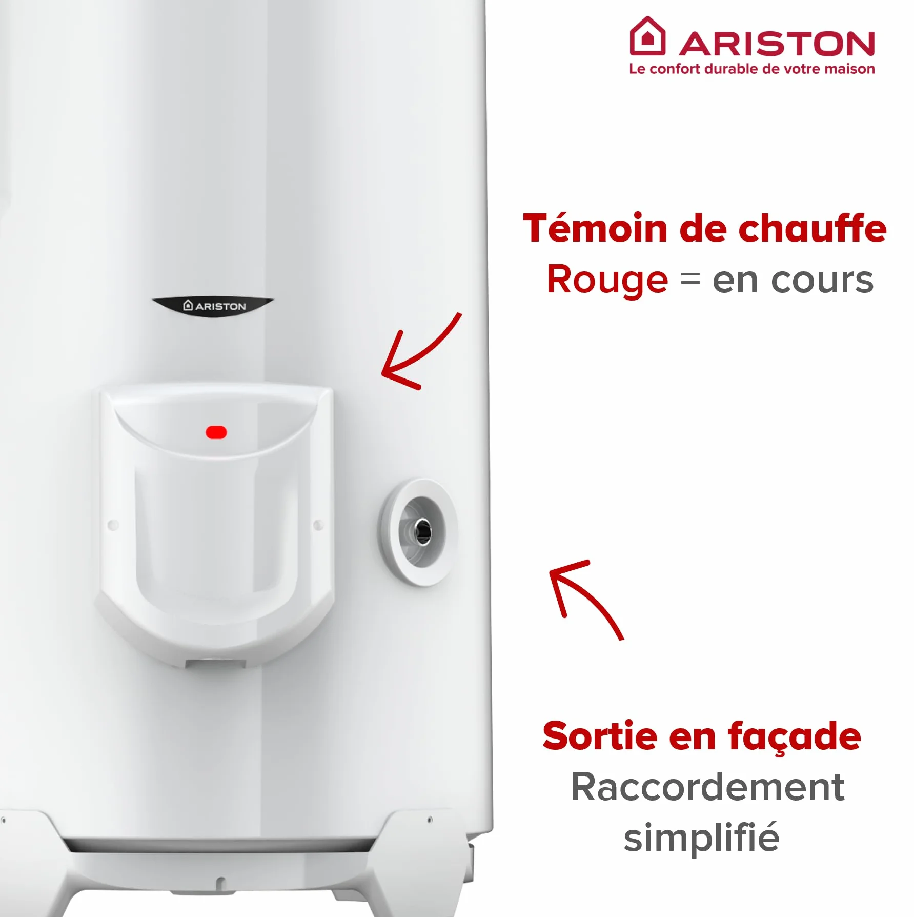 Ariston SAGEO 300 L Chauffe-eau Électrique au Sol 300L Résistance Steatite NF Performance 2