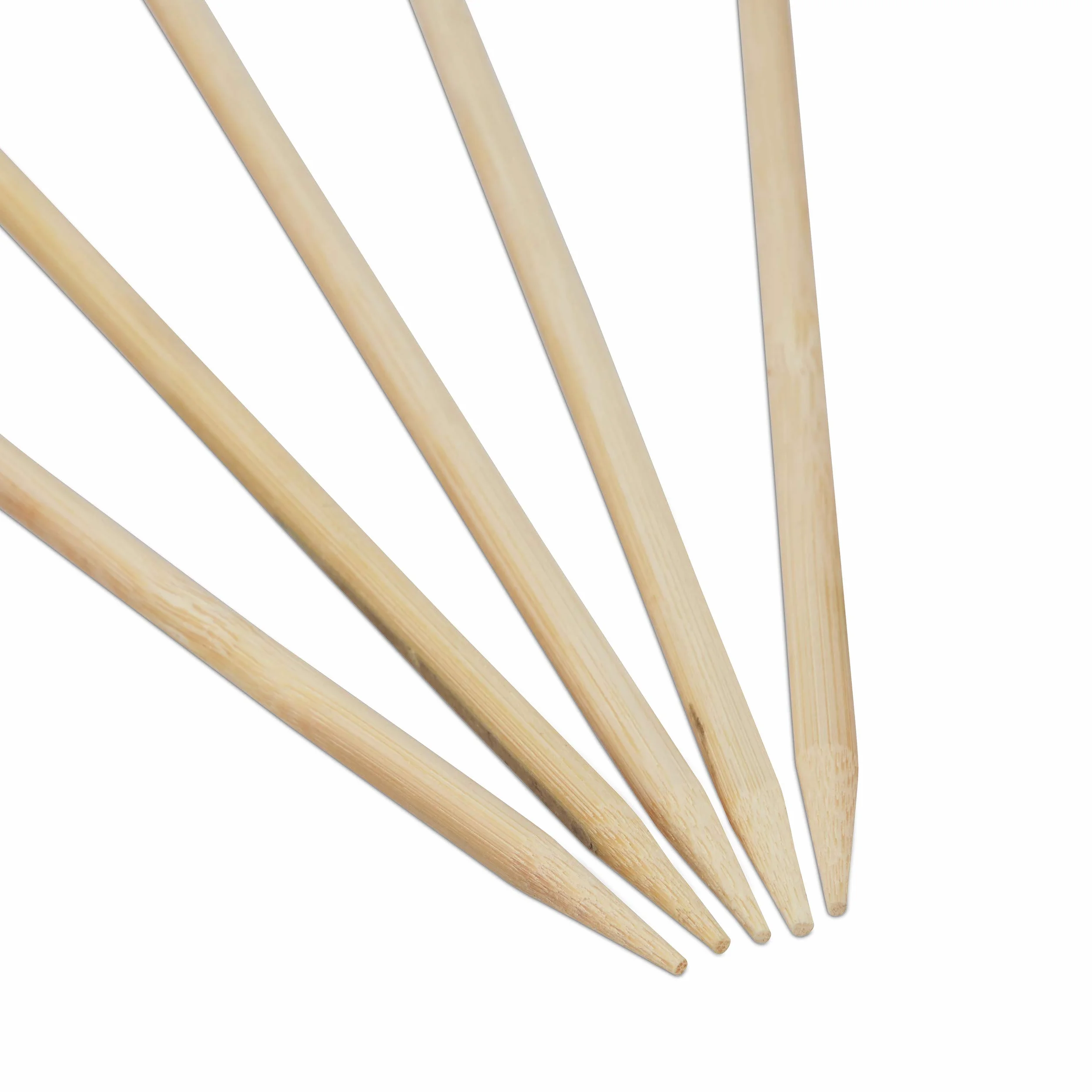 Relaxdays Piques Bois 40 cm Lot 300 Bambou Barbecue Brochettes Nature Ø 4 mm