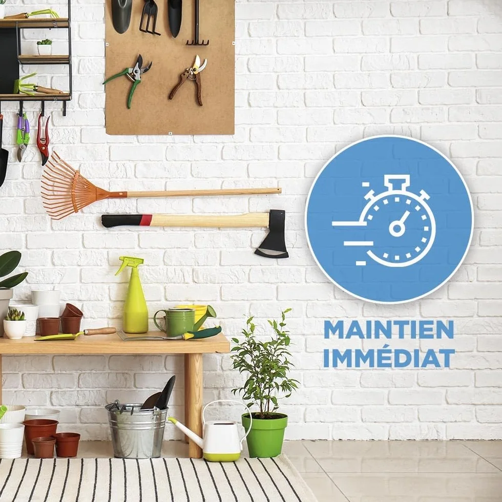 Pattex - Colle Ni Clou Ni Vis Résiste à l'Eau Multi-Matériaux (tube de 142 g) – Colle de fixation à maintien immédiat pour intérieur & extérieur – Mastic blanc flexible et repositionnable