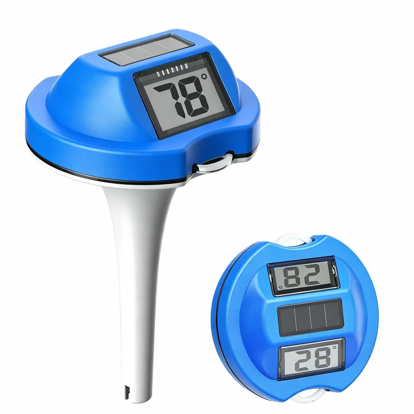 Thermomètre flottant piscine numérique étanche -9,9 à 50°C haute précision