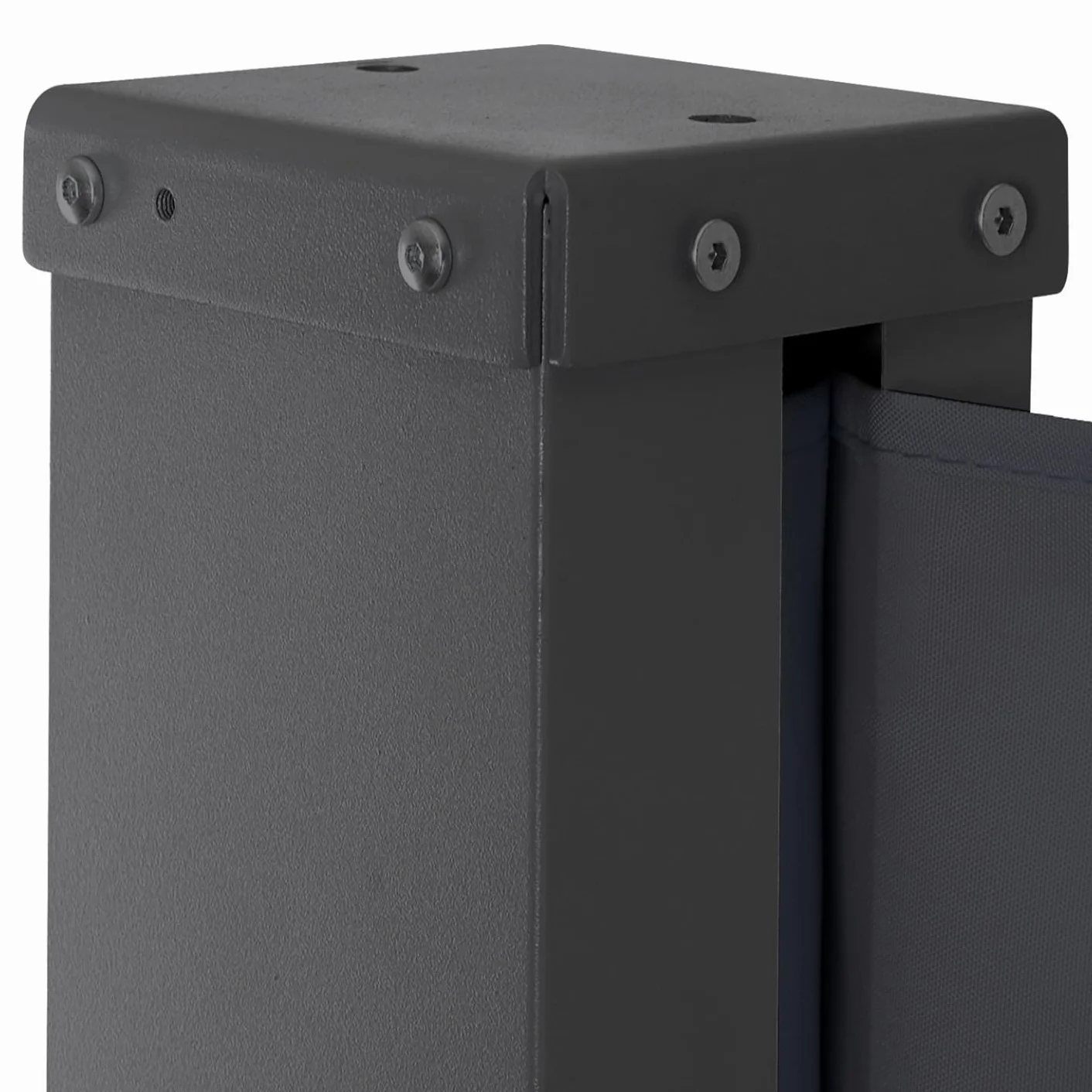 Paravent extérieur rétractable 160 x 300 cm Gris Anthracite