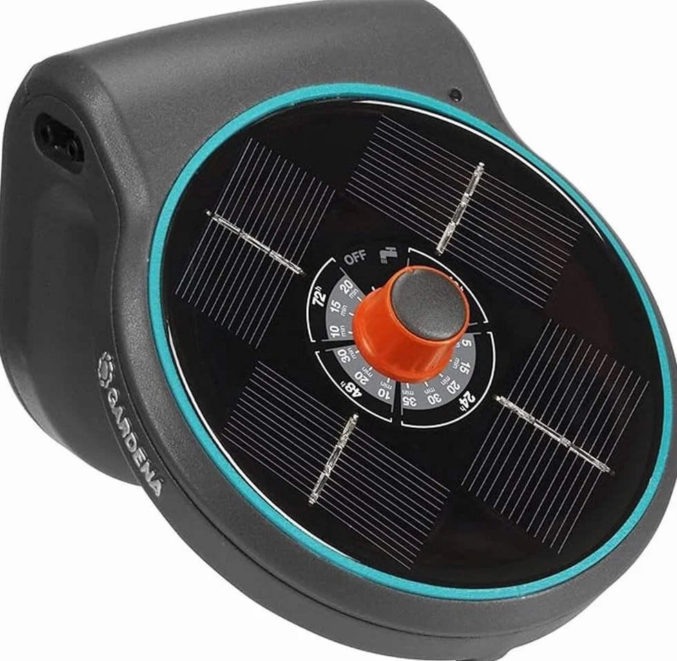Gardena AquaBloom Ensemble d'arrosage solaire système d'irrigation pour plantes balcon pot jusqu'à 4 m 13300-20