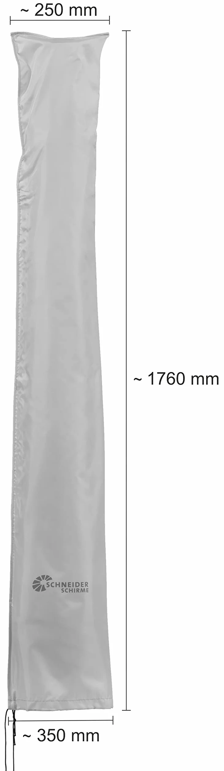 Housse de protection Schneider parasol argent 300 cm Ø