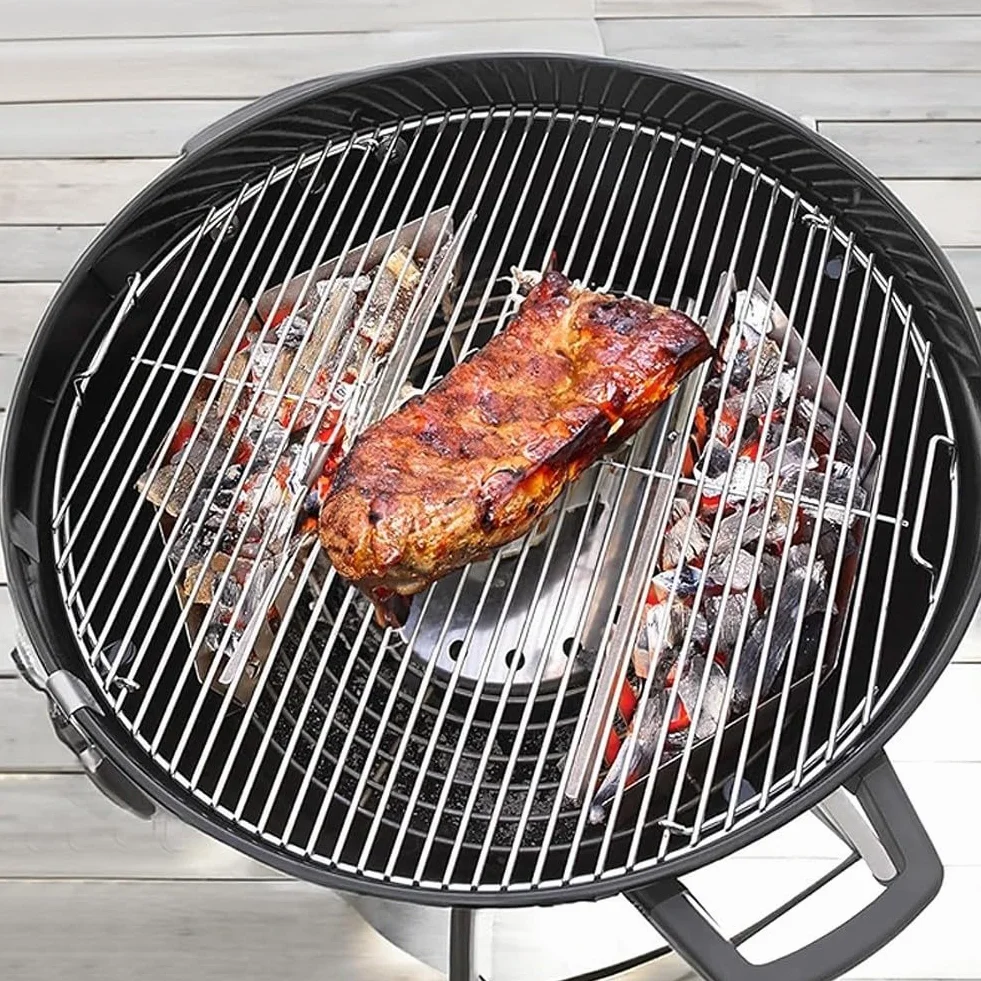 Panier à charbon 38,1 cm pour barbecue Weber Kettle, accessoire jardin 0,6 mm