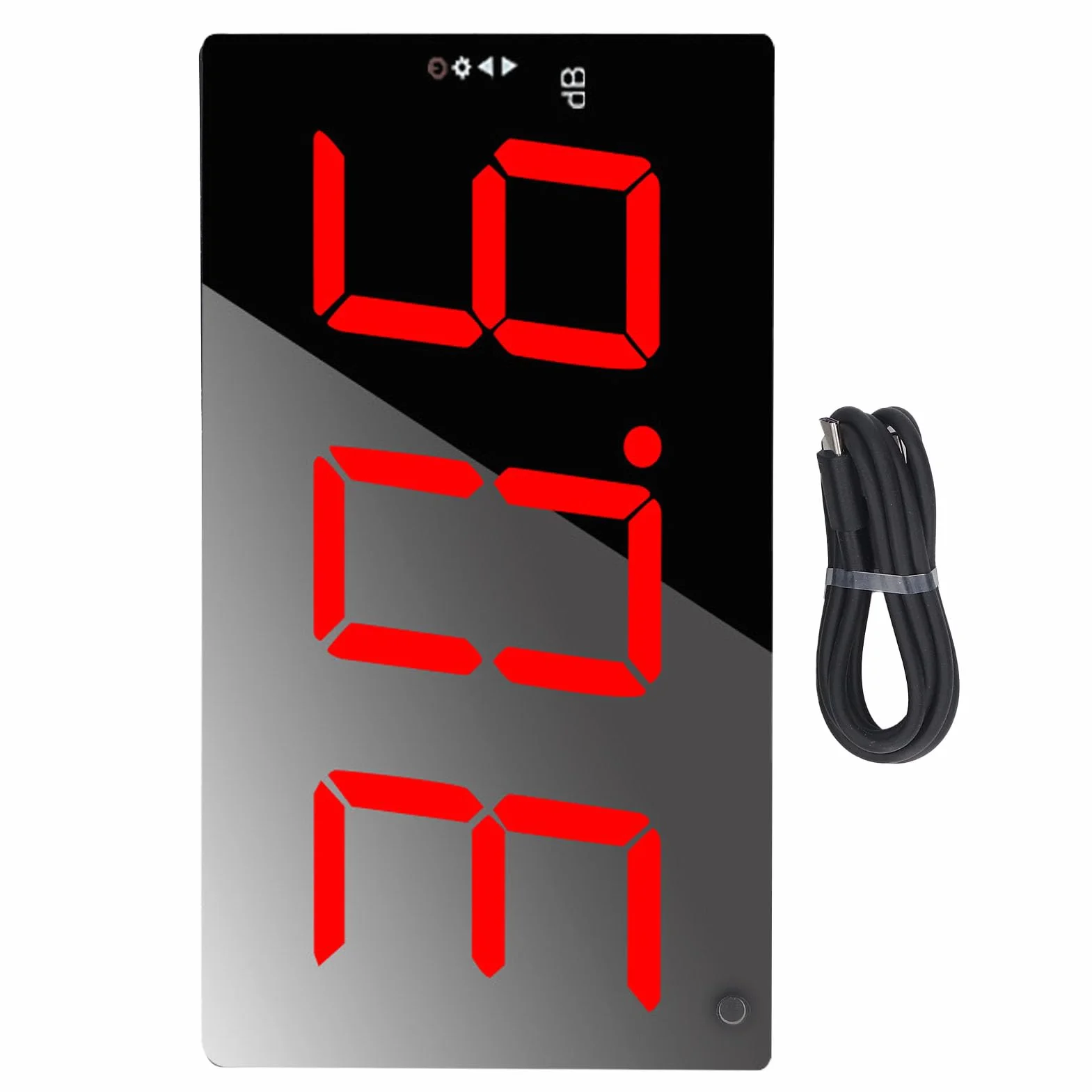 METTRE DE DÉCIBEL, 30-130 DB Range LCD Affichage Mur en Décibelmètre, Testeur DE Compteur Niveau Son