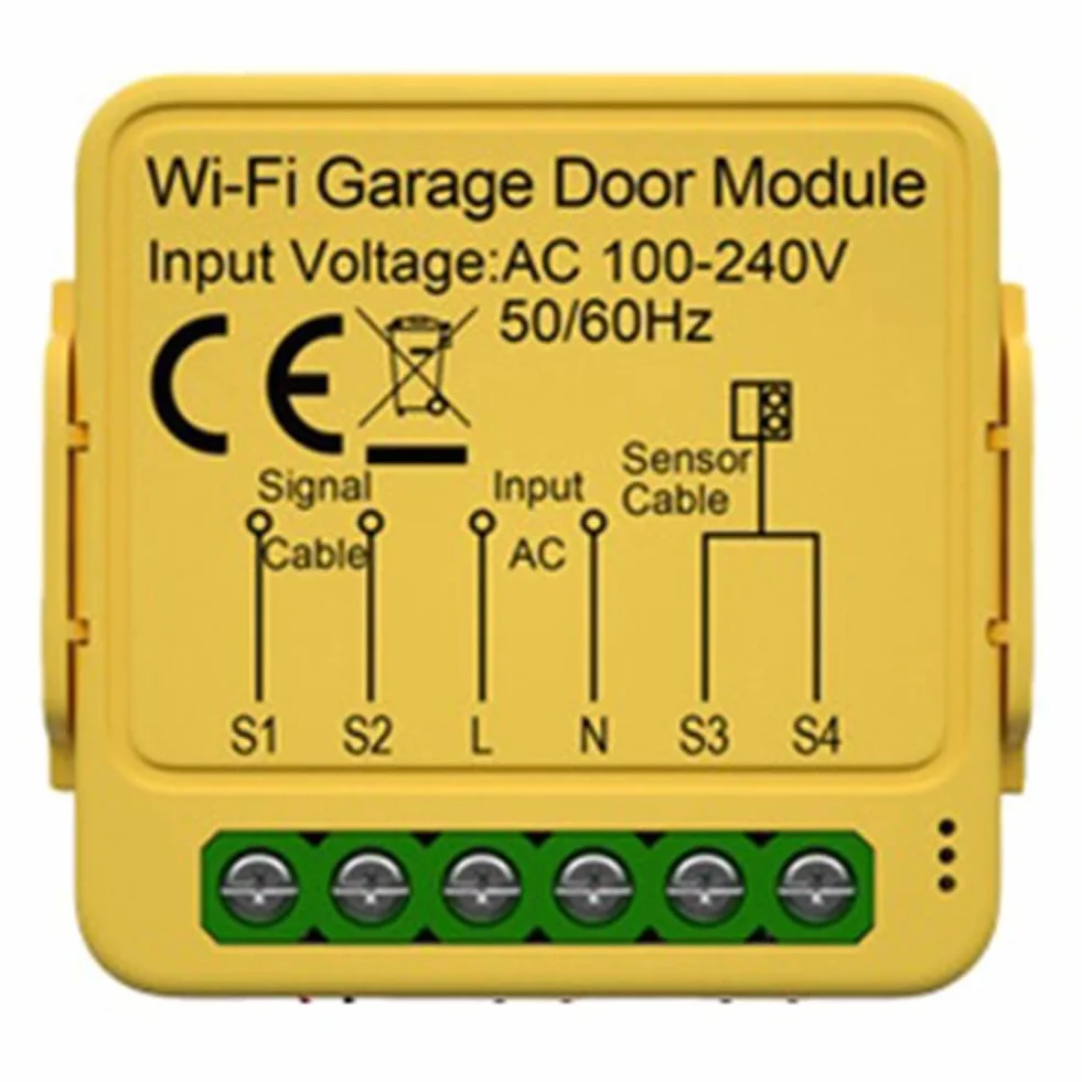 Module de Contrôleur D'Ouvre-Porte de Garage Tuya, Commutateur de Télécommande, Application Smart Life, Fonctionne avec Alexa Home Assistant Wifi
