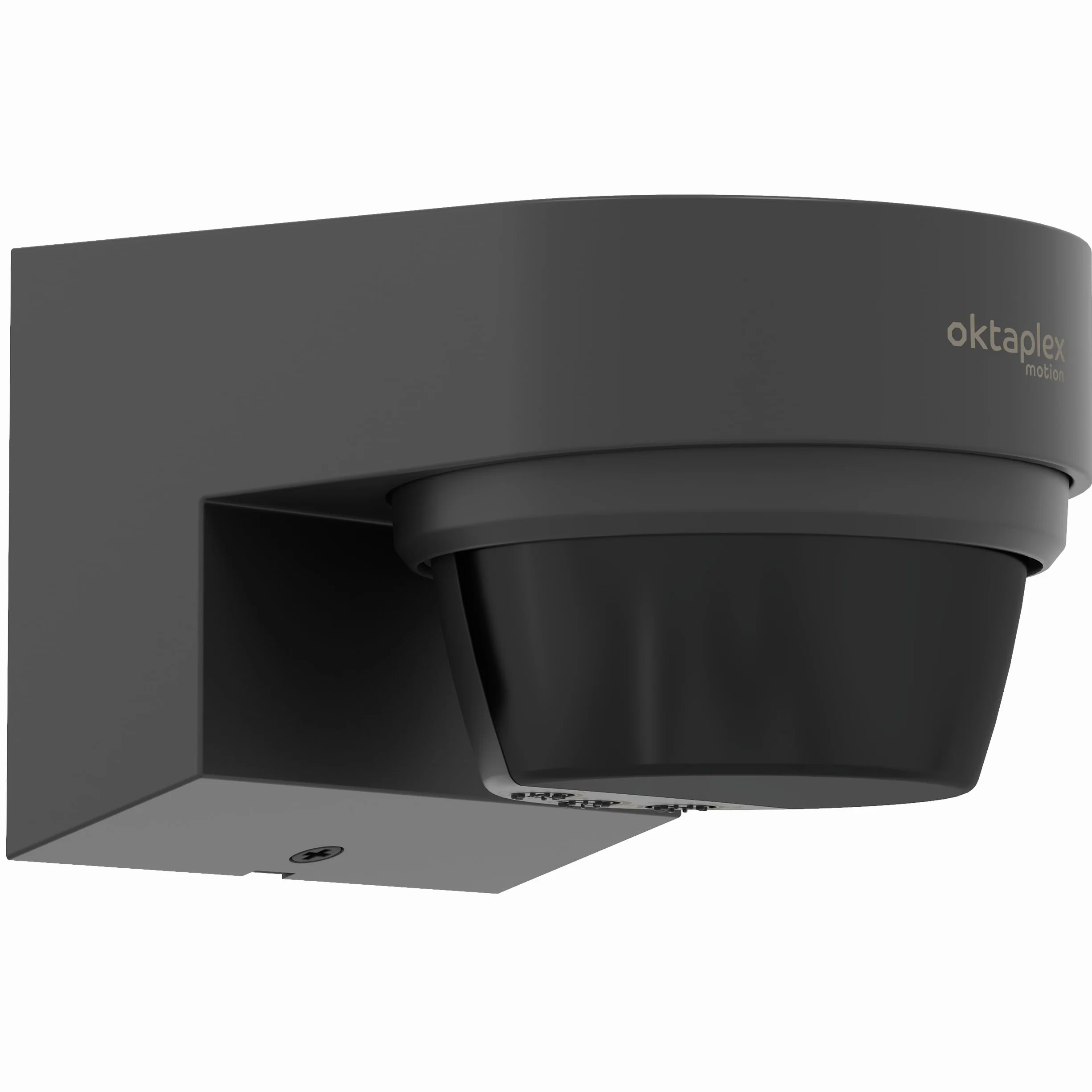 Oktaplex Eva Détecteur de Mouvement pour l'extérieur 12 m / 240° Capteur de Mouvement Infrarouge Apparent IP65 Capteur de Mouvement Anthracite