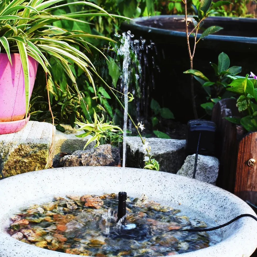 Fontaine Exterieure De Jardin Solaire Cascade 2.5w Bomba De Agua Solar Pour Estanque Fuente Solaire Bateria Diy