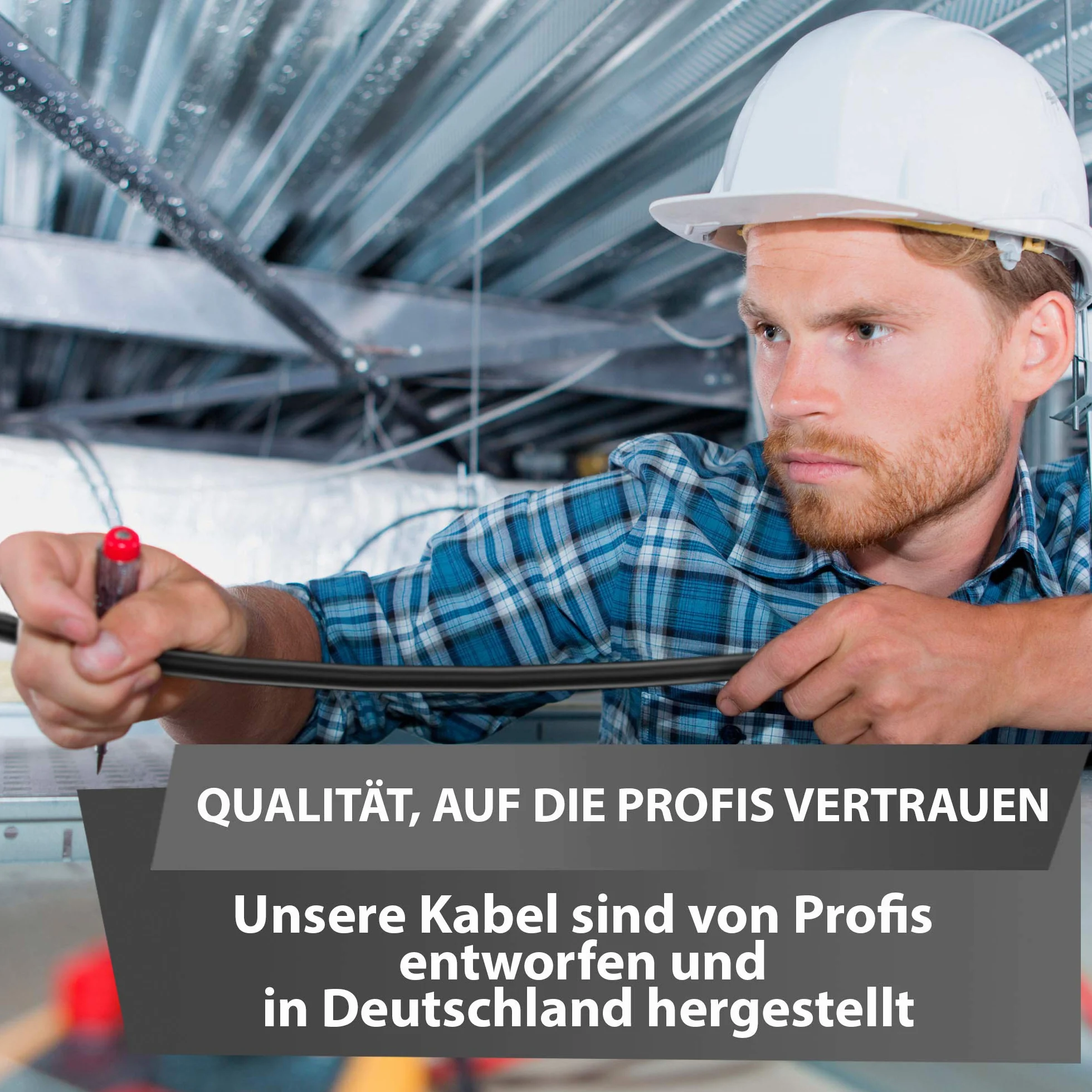 MAS Premium Câble d'alimentation en caoutchouc H07RN-F 3G6 mm² - Flexible avec conducteur de protection pour appareils lourds - De 5 à 50 m - 5 m