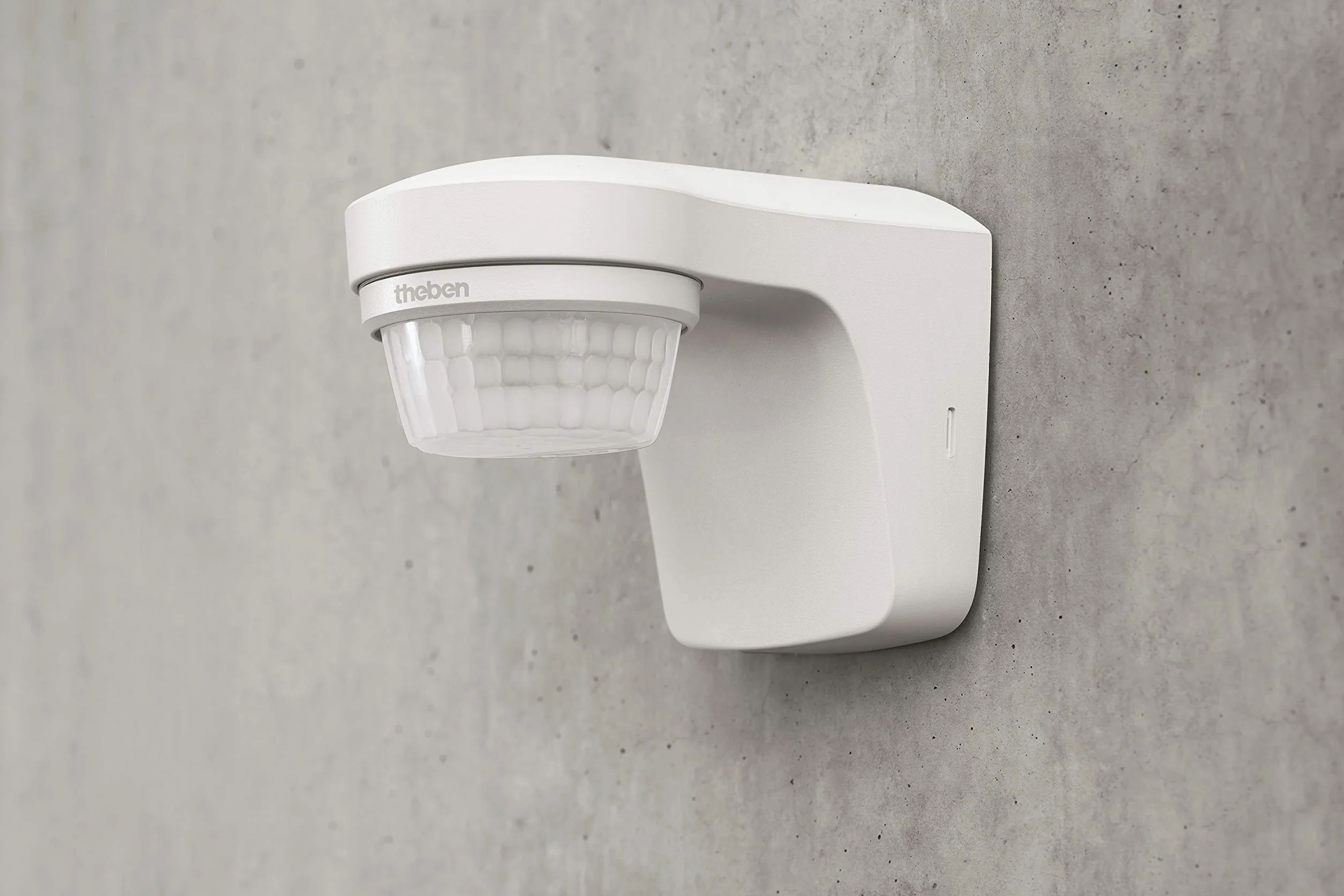 Theben 1010505 theLuxa S180 WH - Détecteur de Mouvement (PIR) - pour l'extérieur - Couverture Angulaire 180° - Blanc