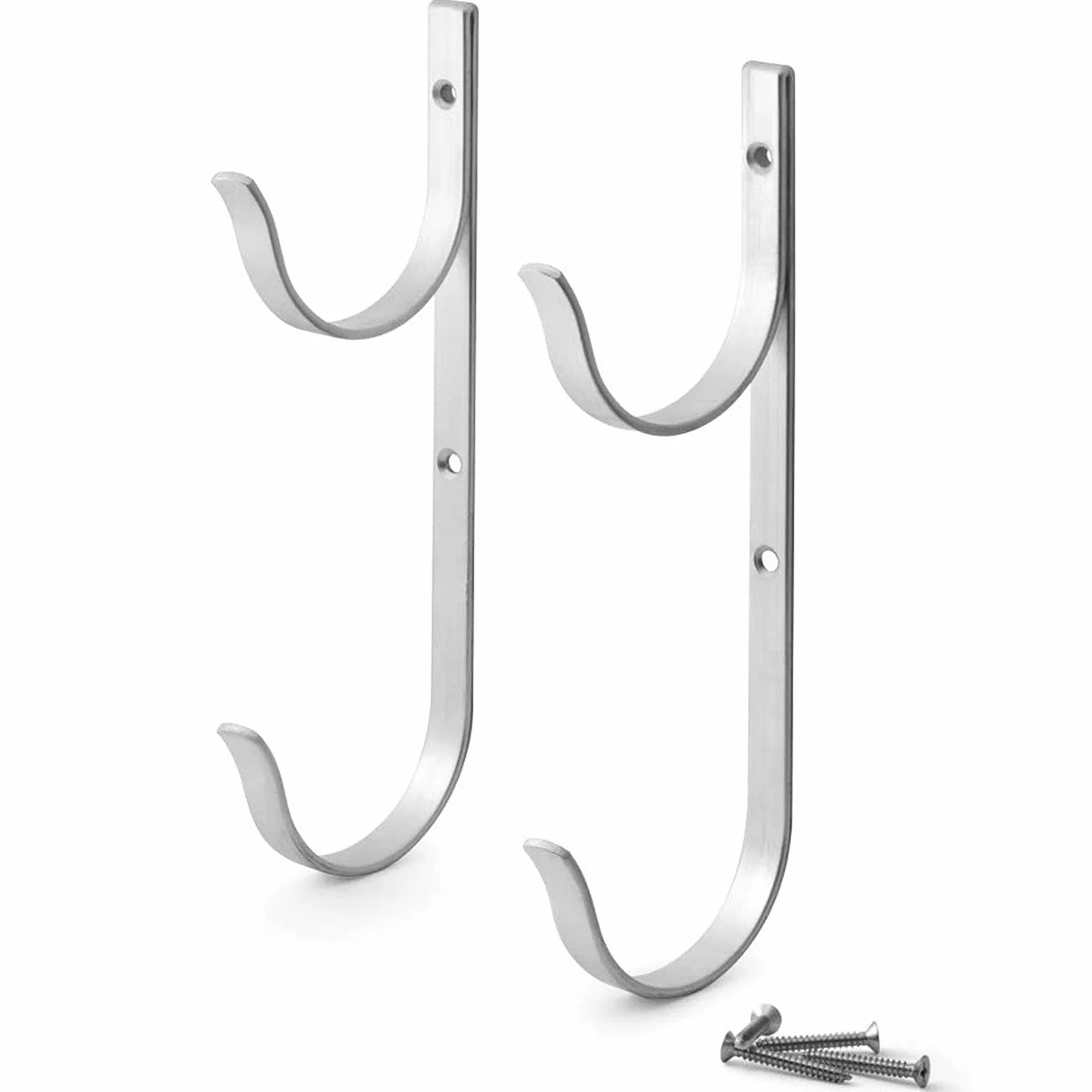 Supports en aluminium pour perche de piscine Lot de 2