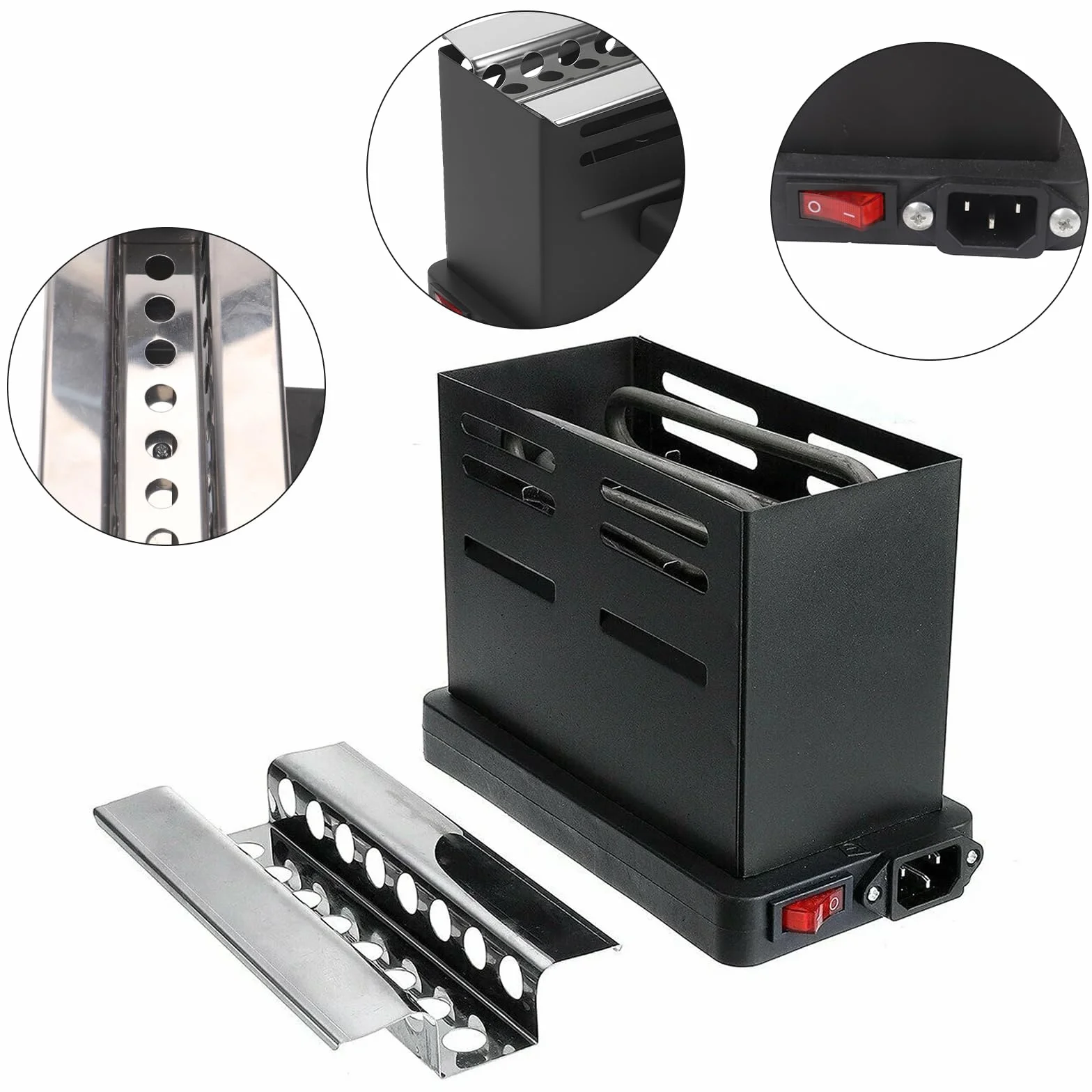 Allume-charbon électrique 800 W pour barbecue chicha
