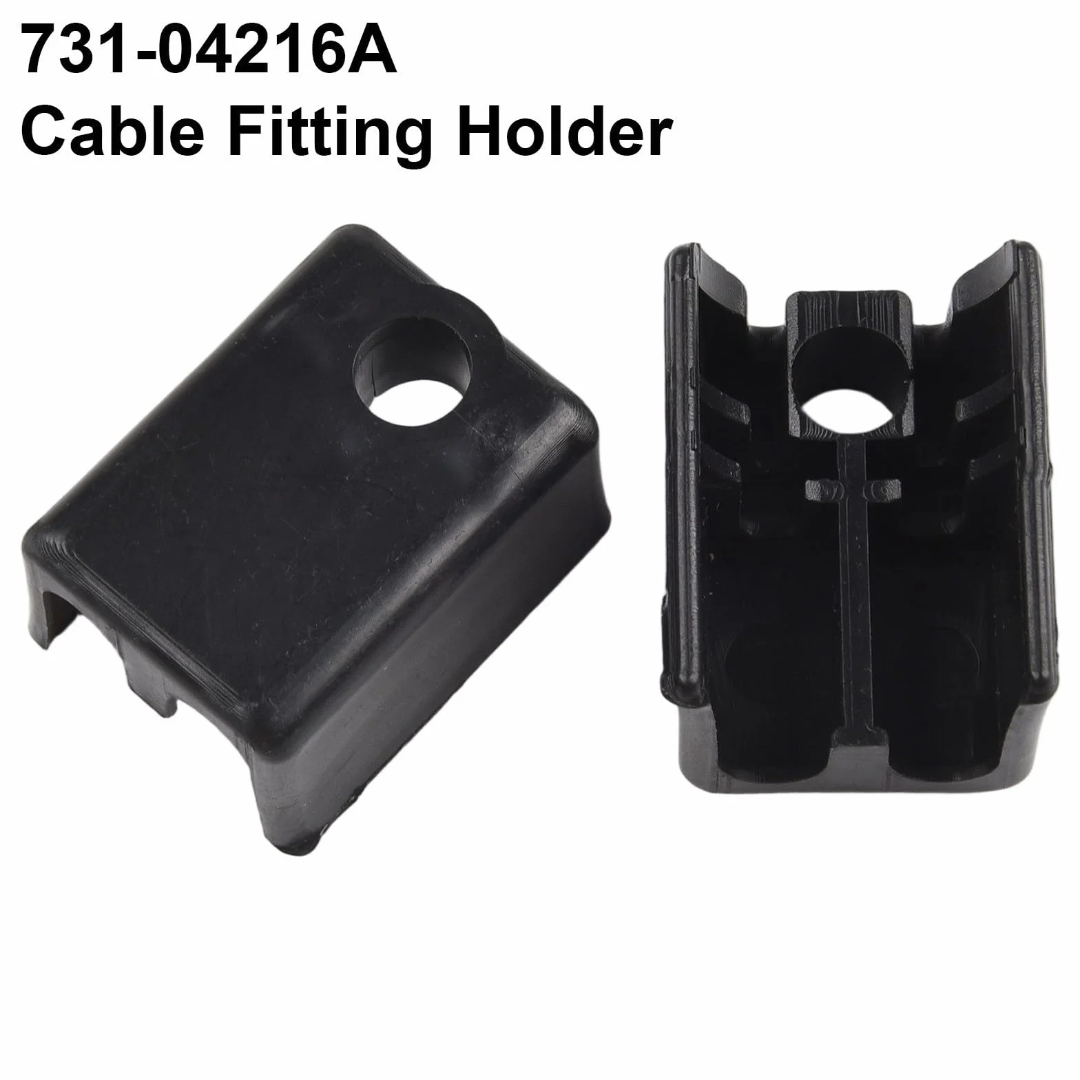 Lot de 2 supports de fixation de câble double en plastique pour Craftsman Troy-Bilt machines de jardin