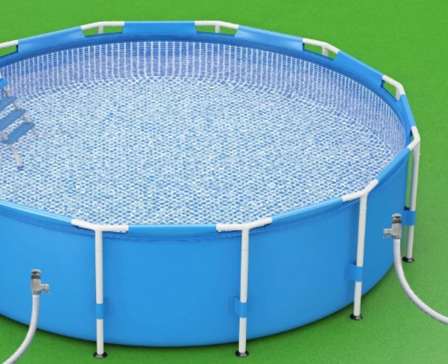 Adaptateur Tuyau Piscine Hors Sol Vanne d'Arrêt Support Tuyau 32/38mm