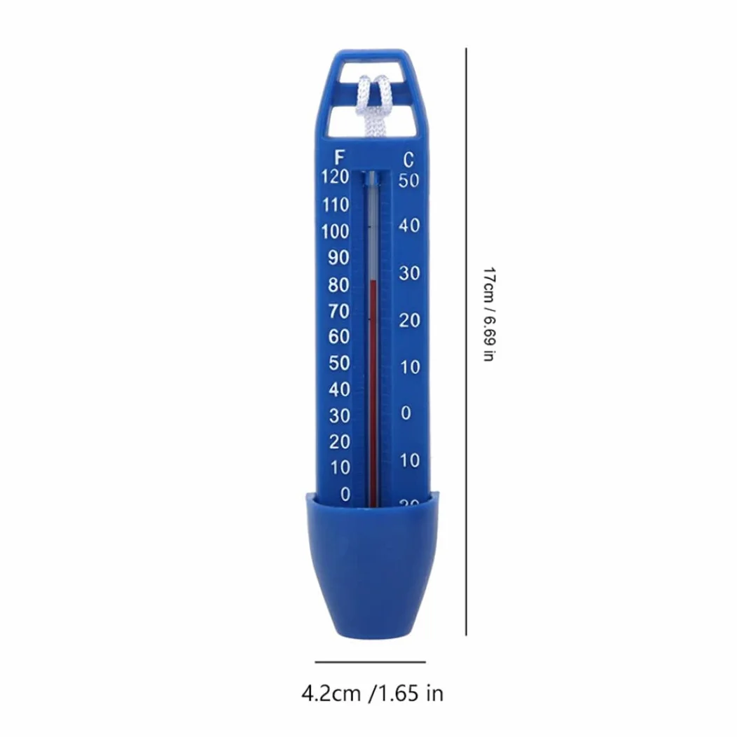 Thermomètre de piscine mesureur de température de l'eau avec cordon incassable