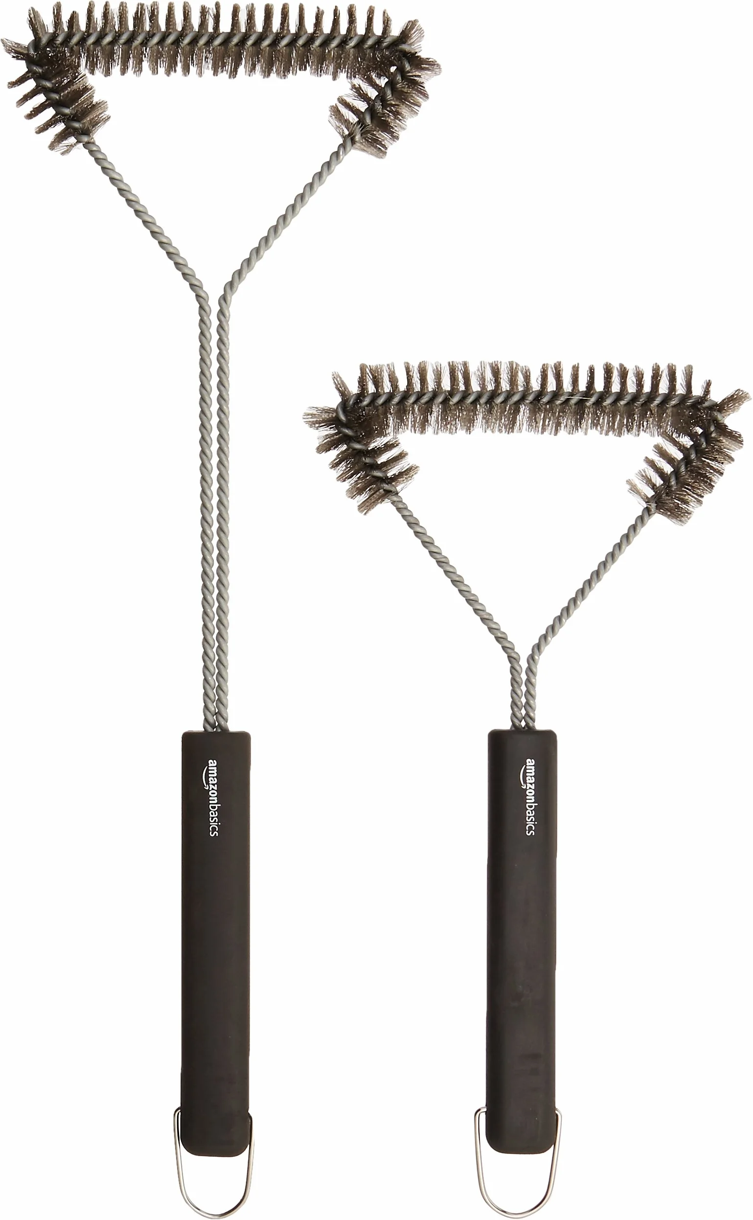 Amazon Basics Brosse de nettoyage triangulaire grille barbecue 30,5 cm Noir