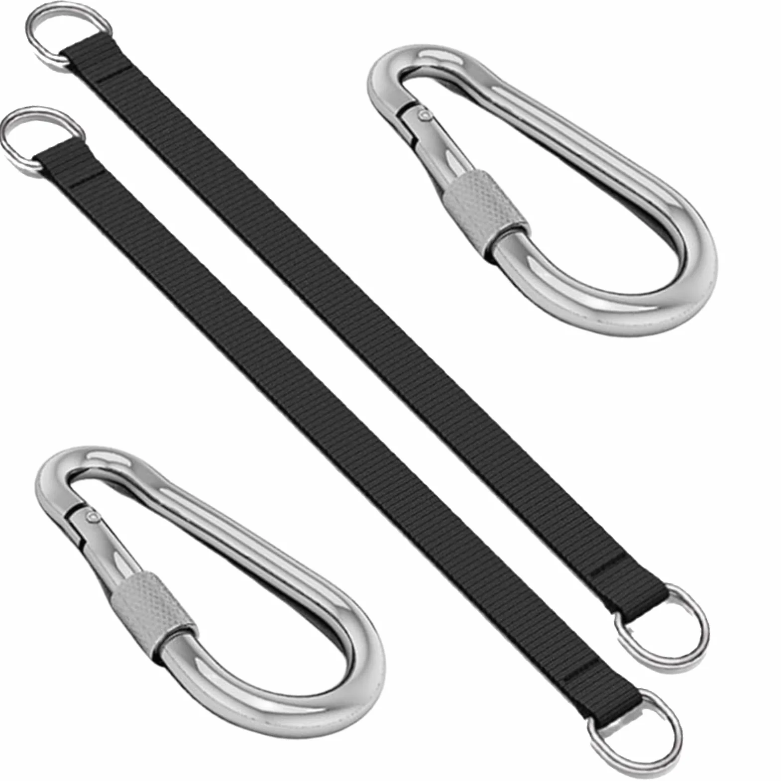 Sangle Hamac 50cm 2 Pièces Corde Balançoire Extérieur Support Fixation Robuste Chaise Suspendue Yoga Aérien