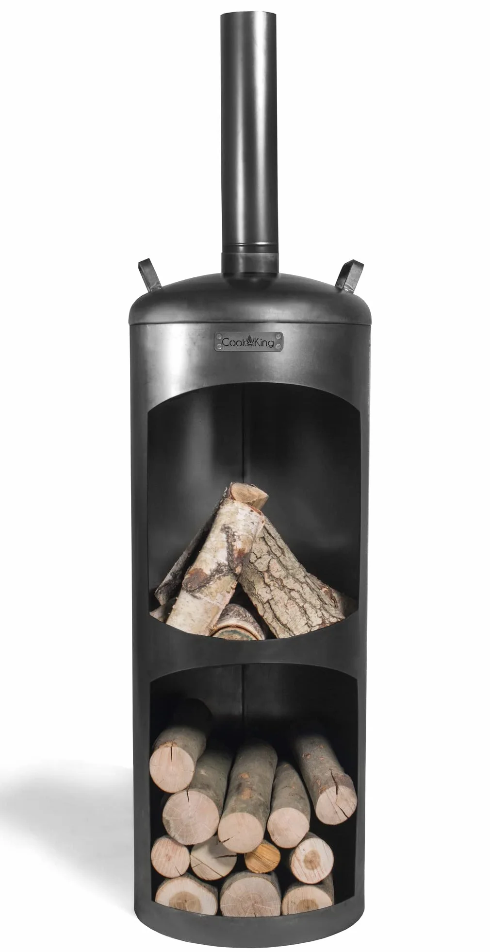 Cheminée de jardin CookKing Faro 158 cm Acier extérieur