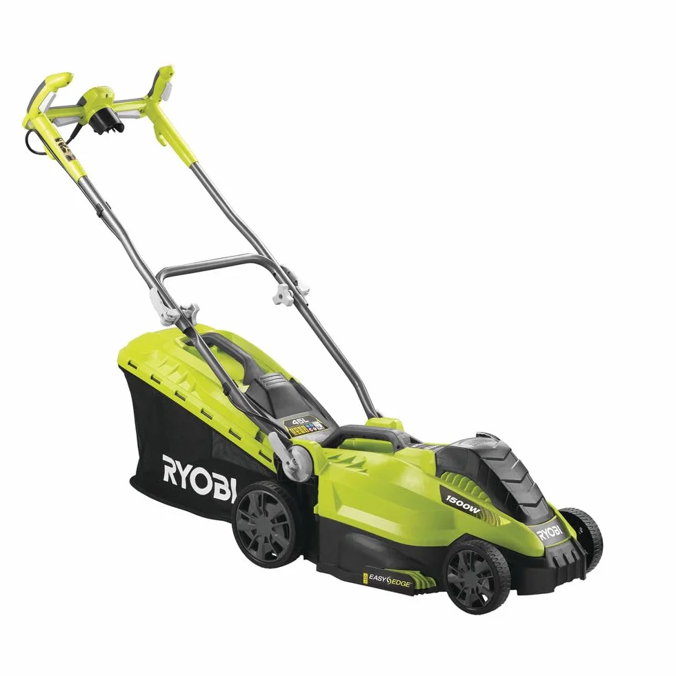 RYOBI Tondeuse Électrique 1500W RLM15E36H 36cm 45L Bac Semi-Rigide Réglage Centralisé