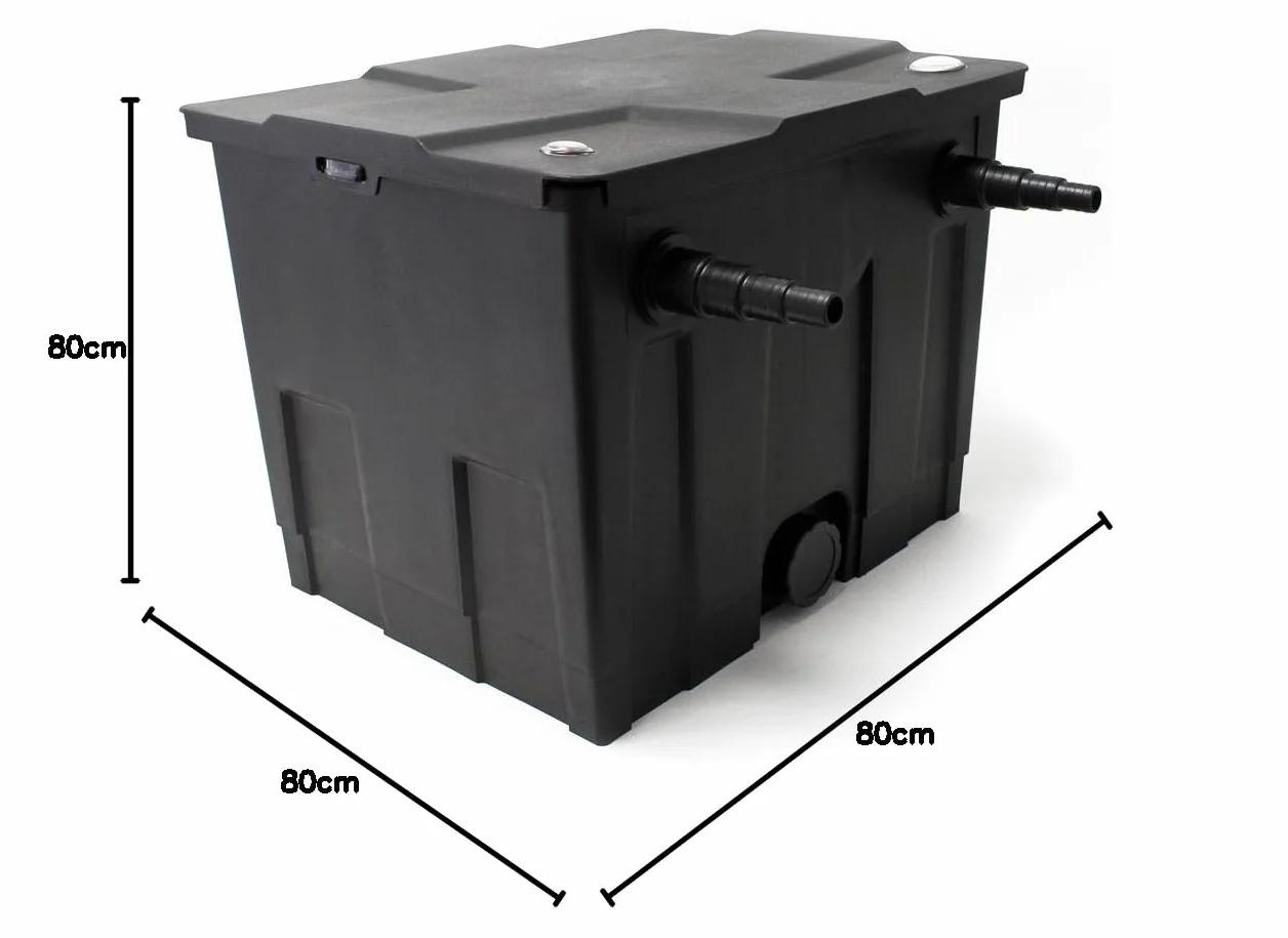 SunSun CBF-350 Filtre de bassin 12000L CTF-8000 Pompe 8000l/h 70W CUV-236 Lampe UV 36W 25m Tuyau 25mm CSP-250 Écumeur 2500l/h HJ-943 Fontaine 800l/h Y-distributeur