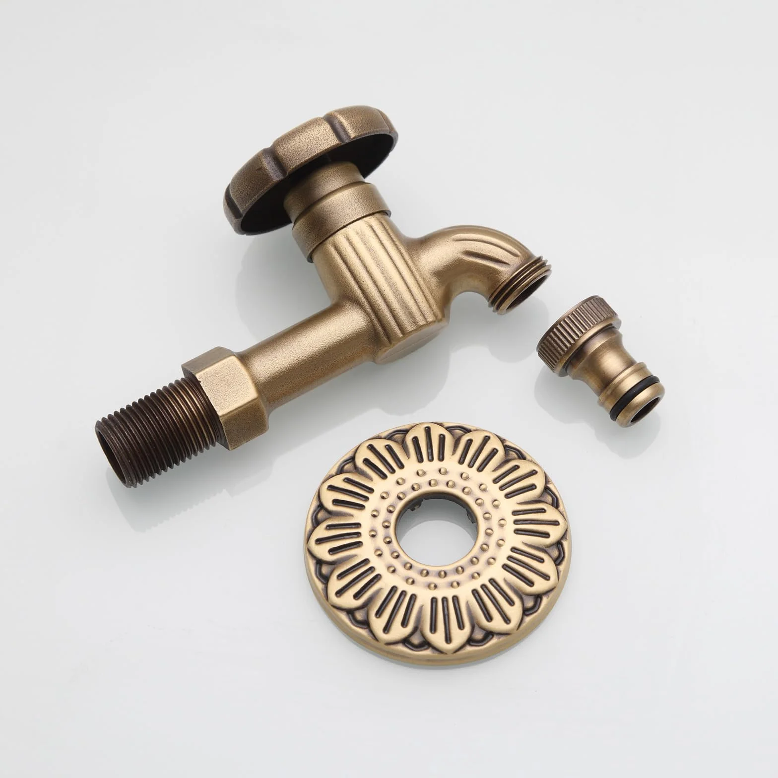 Robinet de Jardin Style Renaissance 1/2" Laiton Gargouille Fontaine Design