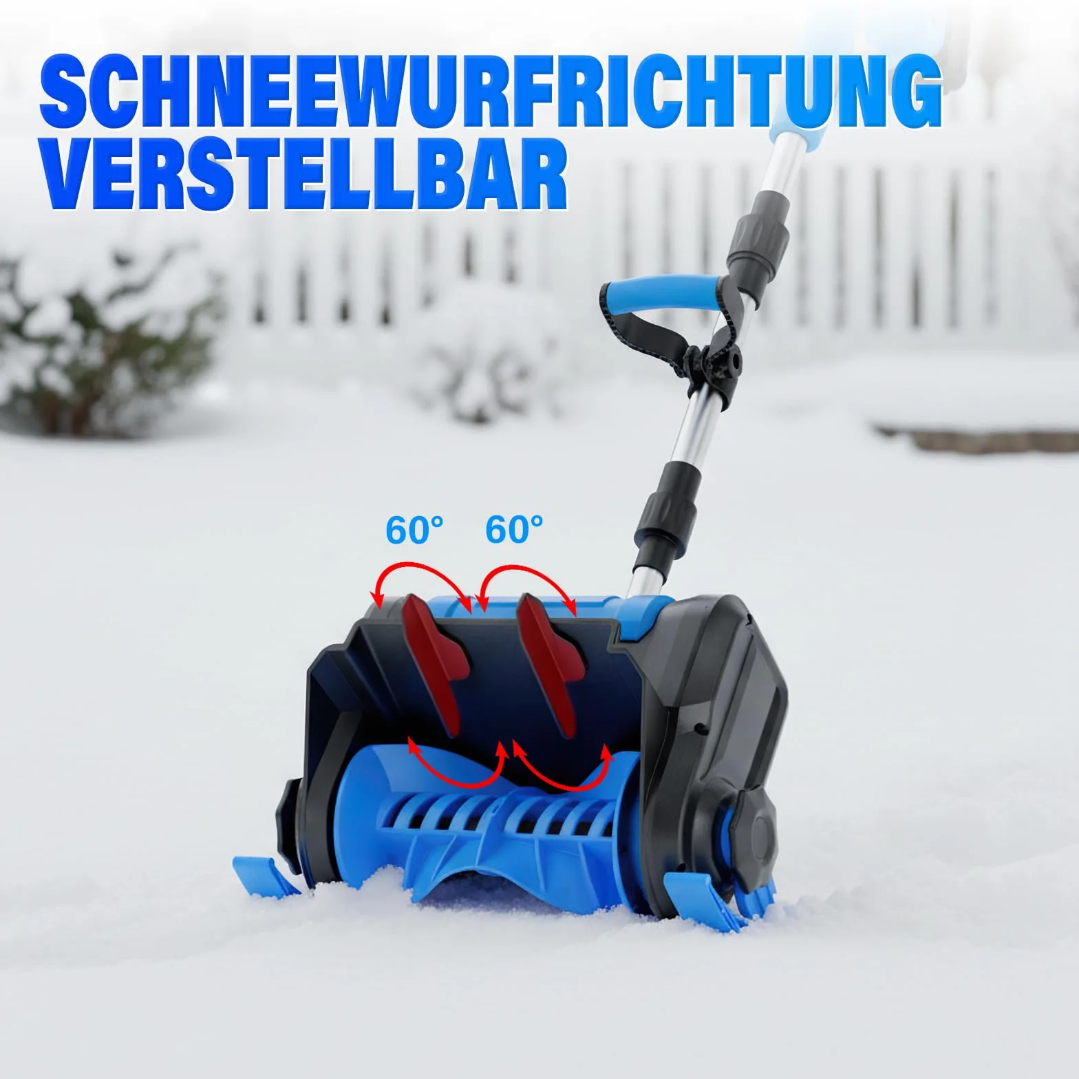 Makita 21 V Souffleuse à Neige sans Fil 1000W, Largeur 30 cm, Distance 8,5 m