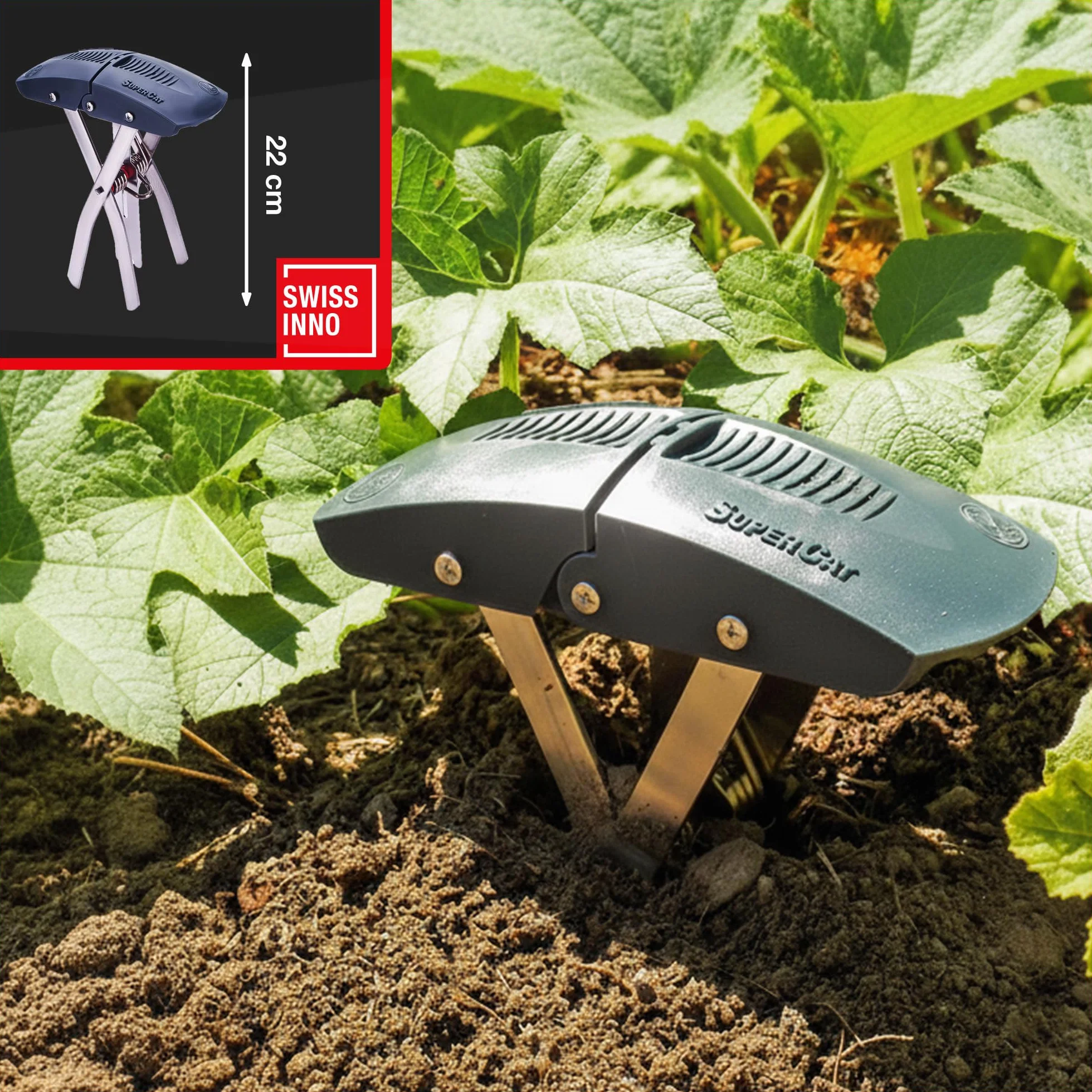 SWISSINNO SuperCat Piège à Taupe Ultra Efficace à Déclenchement Unique - 1 pièce