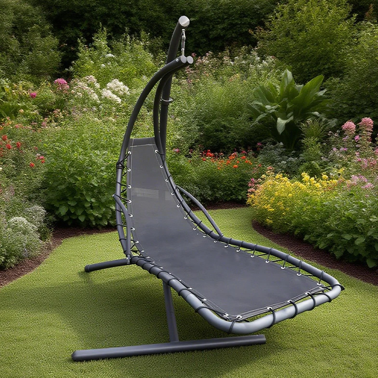 Tissu de Remplacement pour Chaise Suspendue - Housse Résistante à l'usure pour Extérieur Patio