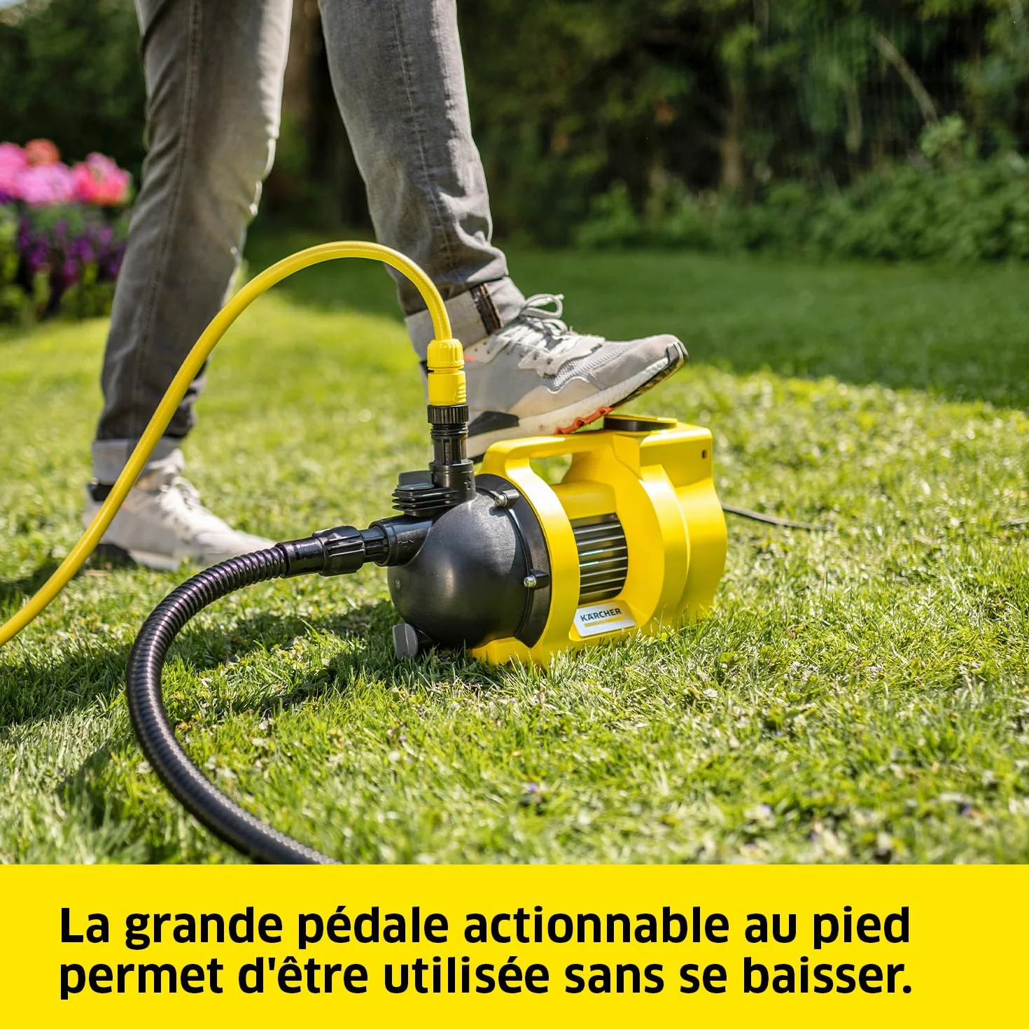 Pompe d'Arrosage Kärcher Bp 5,000 Garden Set Plus, Moteur 600 W, Débit de 5 000 L/H, 4 Bar, HautEUr Manométrique Totale 40 M, HautEUr D’Aspiration Max, 8 m