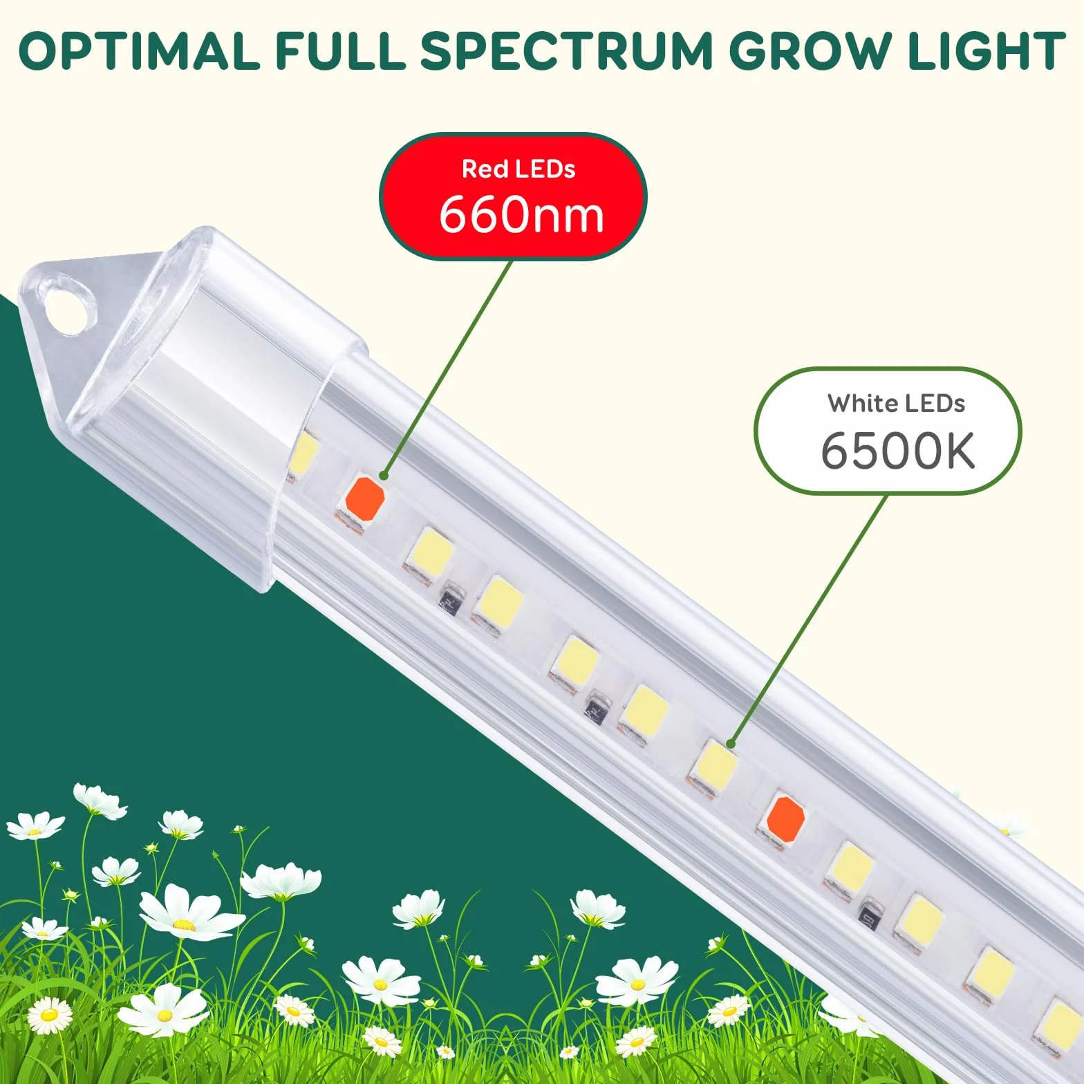 Lampe pour plantes LED COKOLILA 240 LED avec minuterie Auto ON/Off 6/12/18H, 3 modes d'éclairage, 5 luminosités