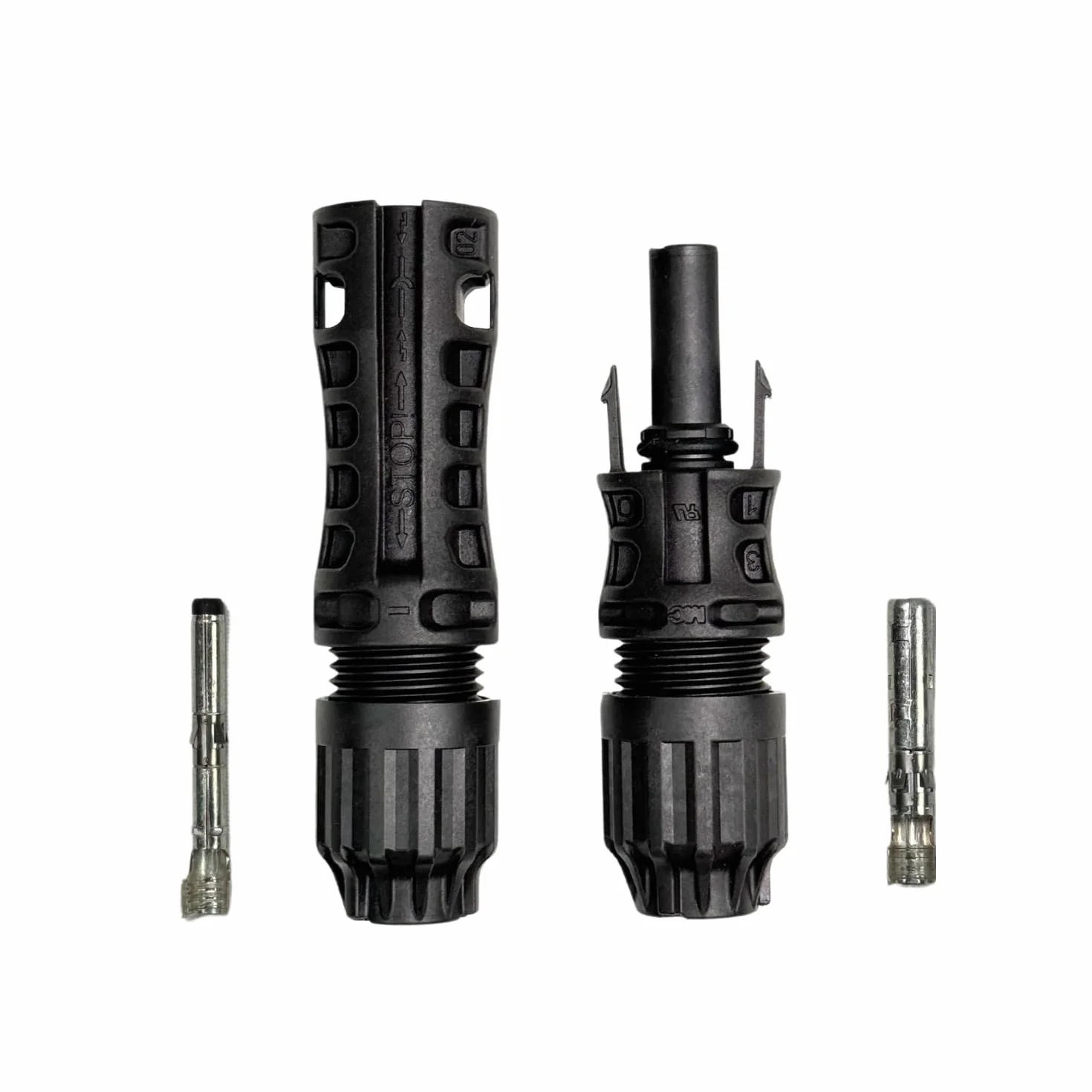 Stäubli MC4 EVO 1500 V | 5 fiches et prises pour câble solaire de 4 à 6 mm² | Fiche solaire MC4 | Fiche PV MC4 | Kit de connecteurs solaires | IP67 | 4-6 mm² | Technologie MULTILAM | Haute performance